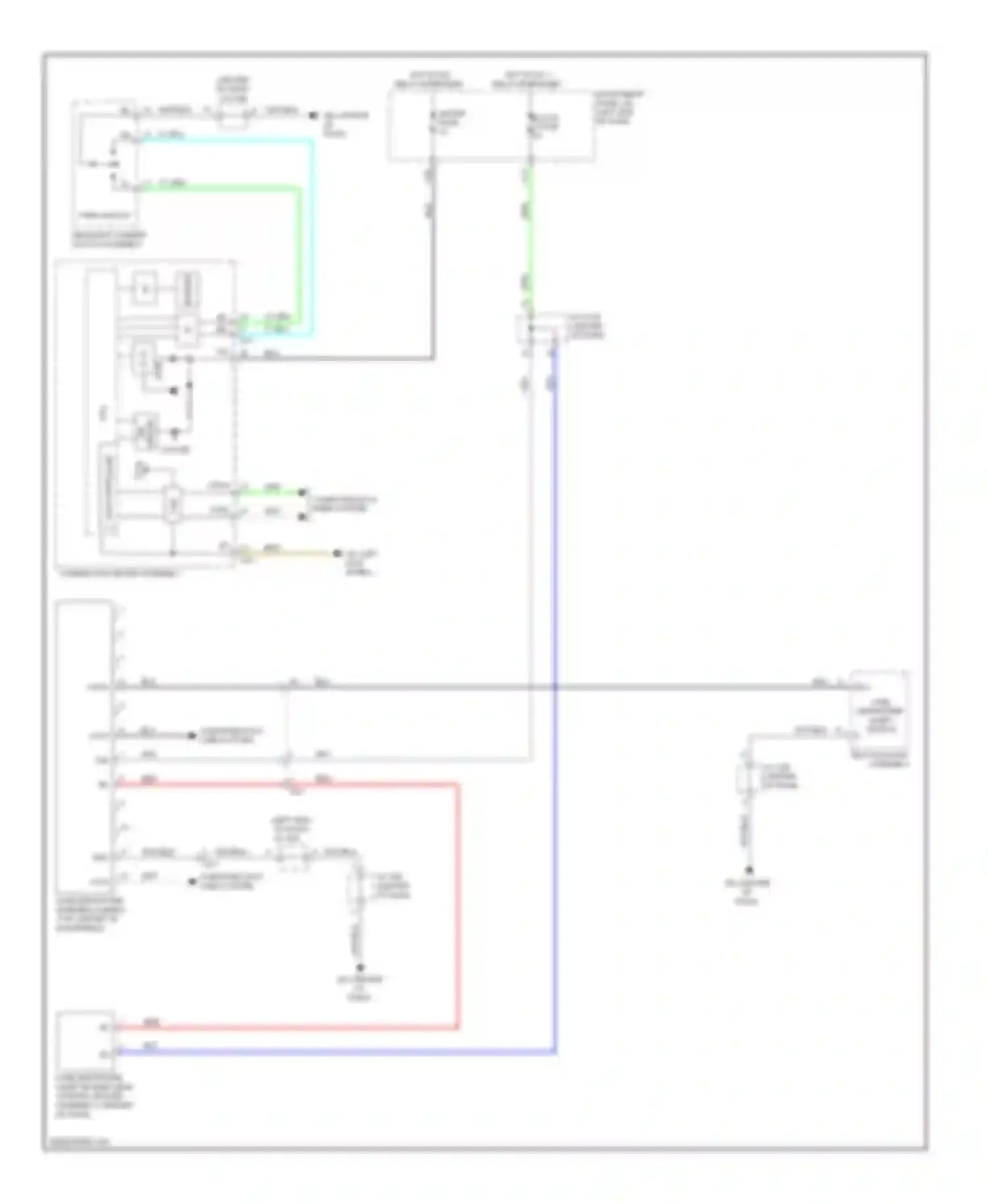 RAV4 Toyota IV (2012-2015): Lane departure warning circuit