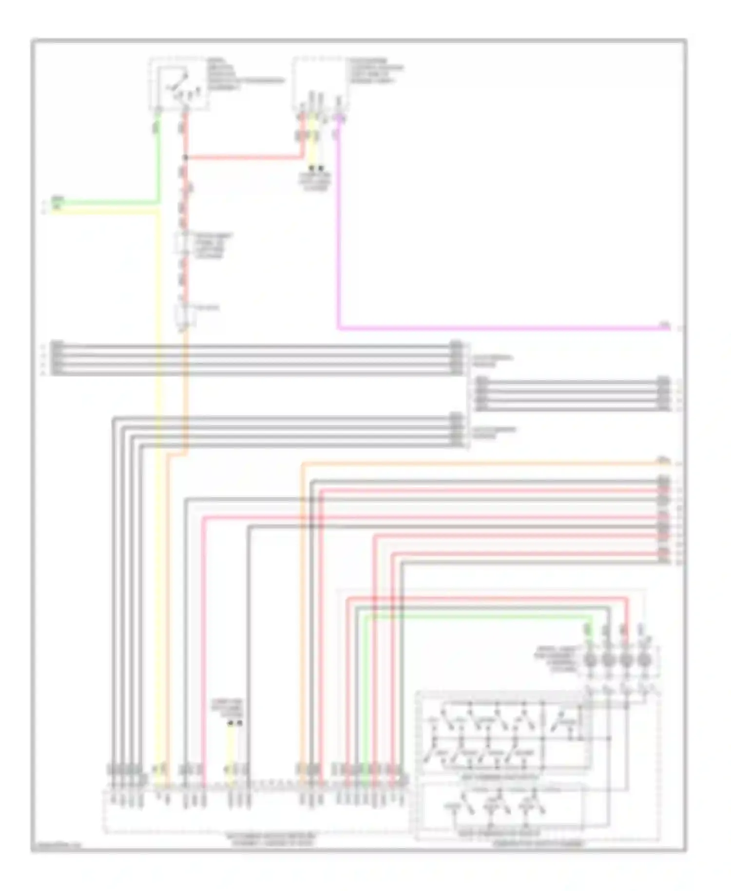 RAV4 Toyota IV (2012-2015): Navigation circuit, except ev with multi-media module (2 of 4)