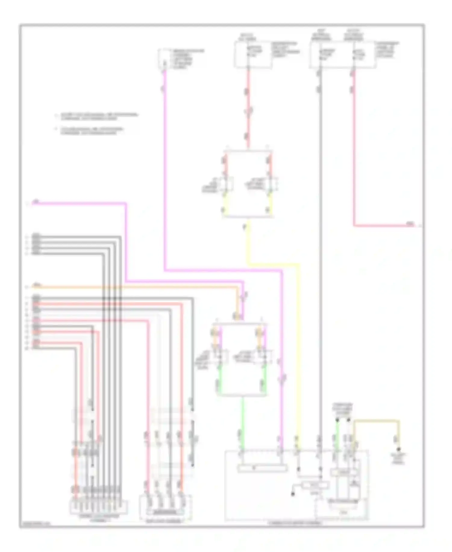RAV4 Toyota IV (2012-2015): Navigation circuit, except ev with multi-media module (3 of 4)