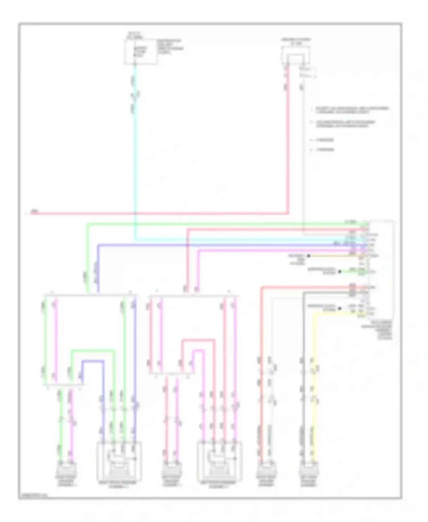 RAV4 Toyota IV (2012-2015): Navigation circuit, except ev with multi-media module (4 of 4)