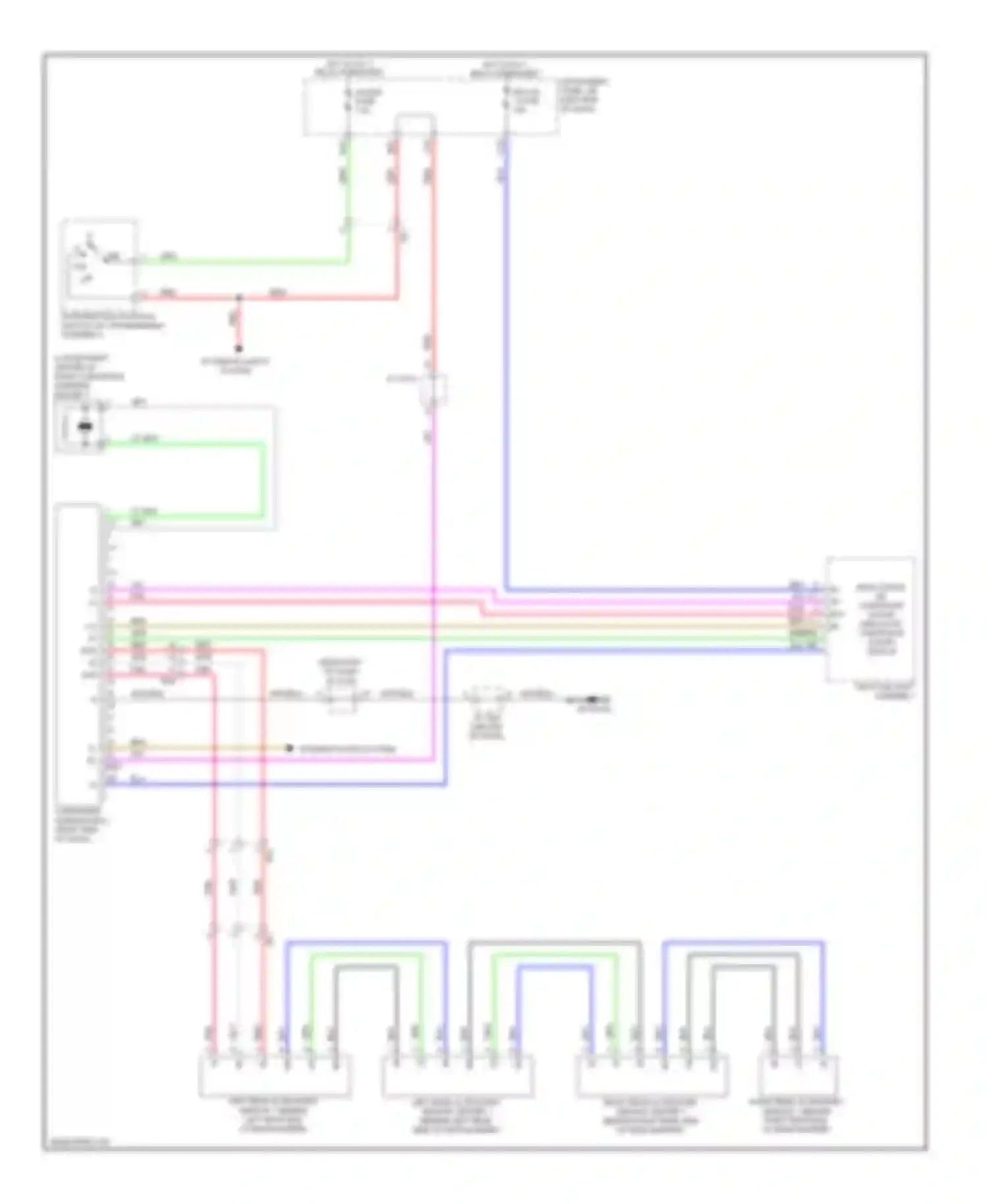 RAV4 Toyota IV (2012-2015): Parking assistant circuit