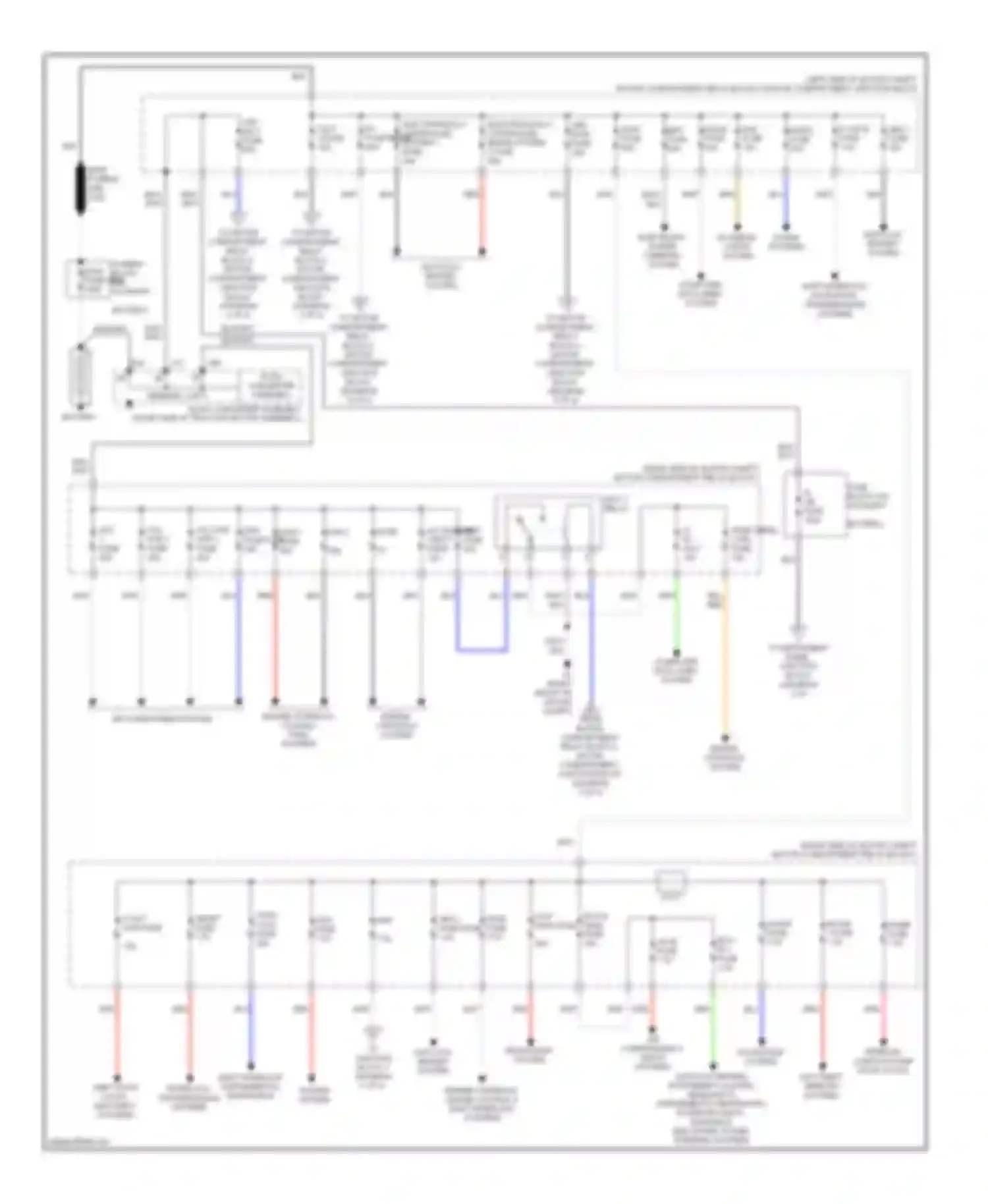 RAV4 Toyota IV (2012-2015): Power distribution circuit, ev (1 of 4)