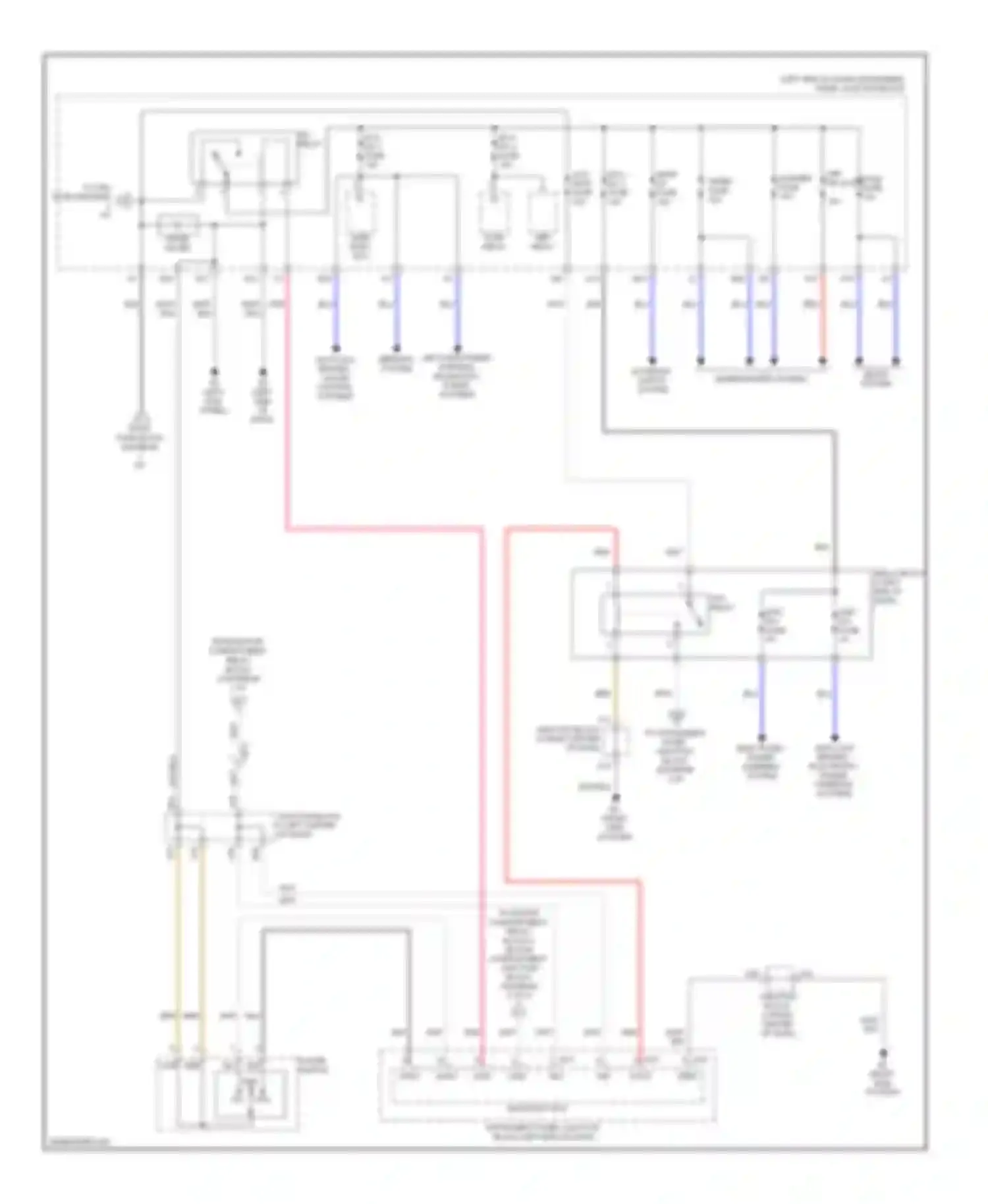 RAV4 Toyota IV (2012-2015): Power distribution circuit, ev (3 of 4)