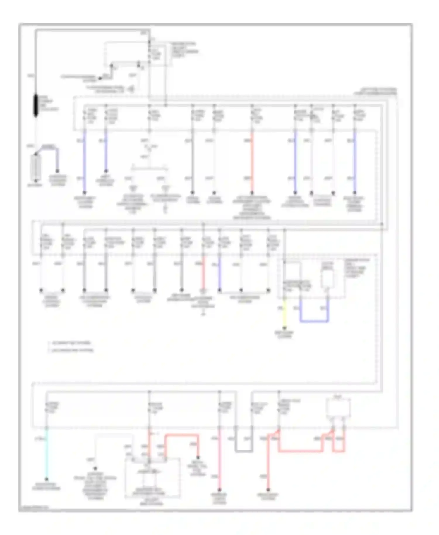 RAV4 Toyota IV (2012-2015): Power distribution circuit, except ev (1 of 4)
