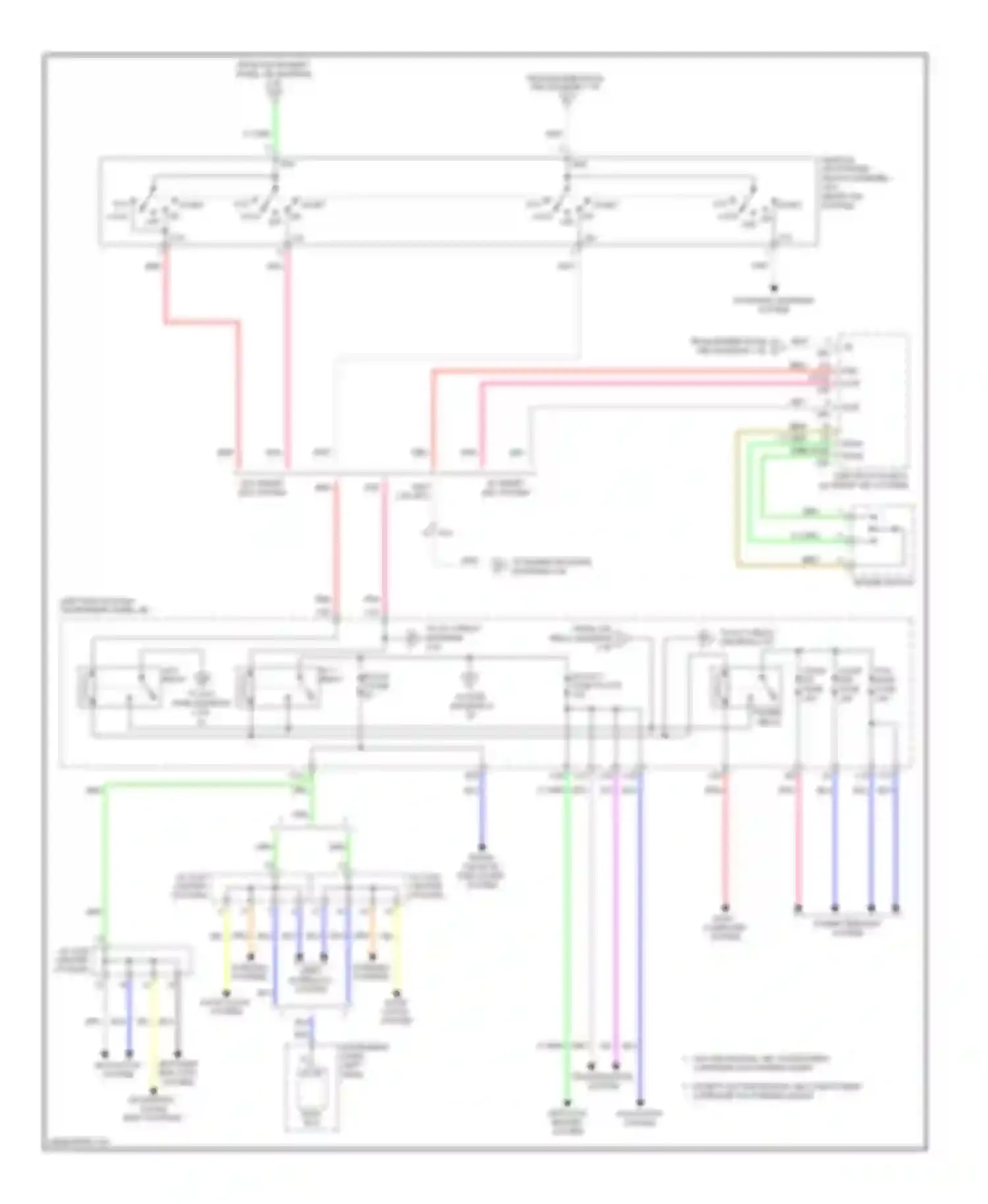 RAV4 Toyota IV (2012-2015): Power distribution circuit, except ev (2 of 4)