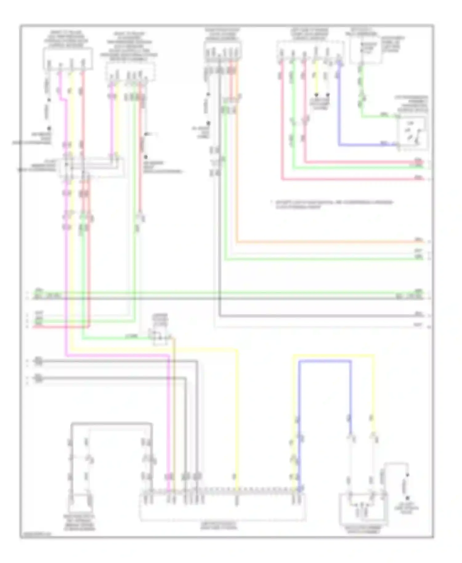 RAV4 Toyota IV (2012-2015): Power door locks circuit, except ev with smart key system (4 of 5)