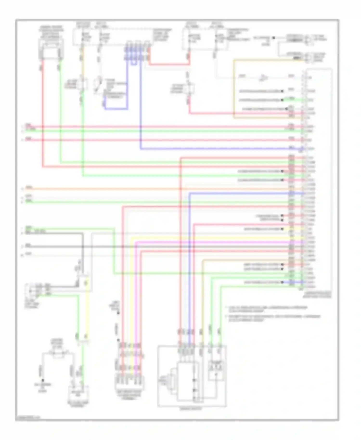RAV4 Toyota IV (2012-2015): Power door locks circuit, except ev with smart key system (5 of 5)