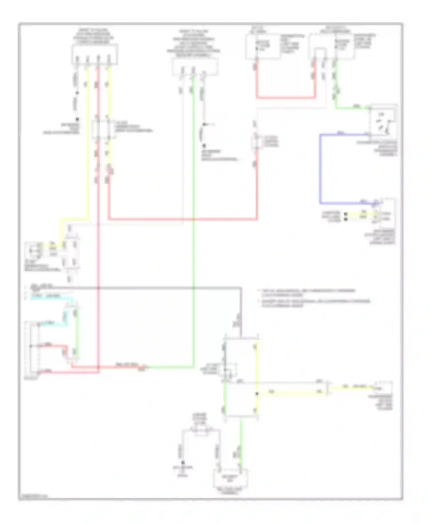 RAV4 Toyota IV (2012-2015): Power door locks circuit, except ev without smart key system (4 of 4)