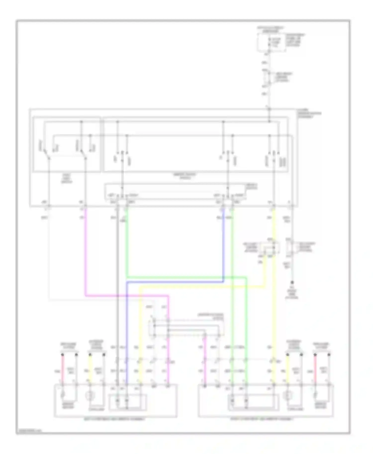 RAV4 Toyota IV (2012-2015): Power mirrors circuit, ev