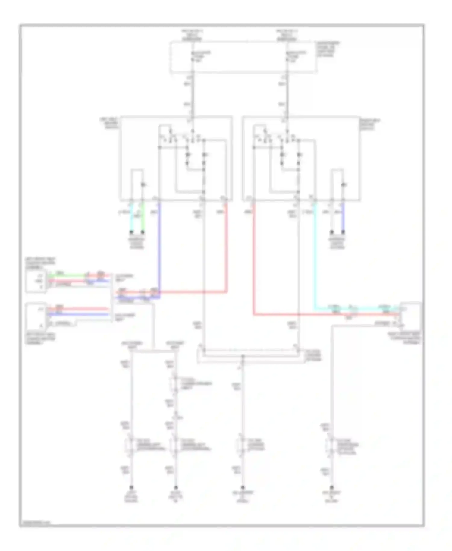 RAV4 Toyota IV (2012-2015): Heated seats circuit, except ev
