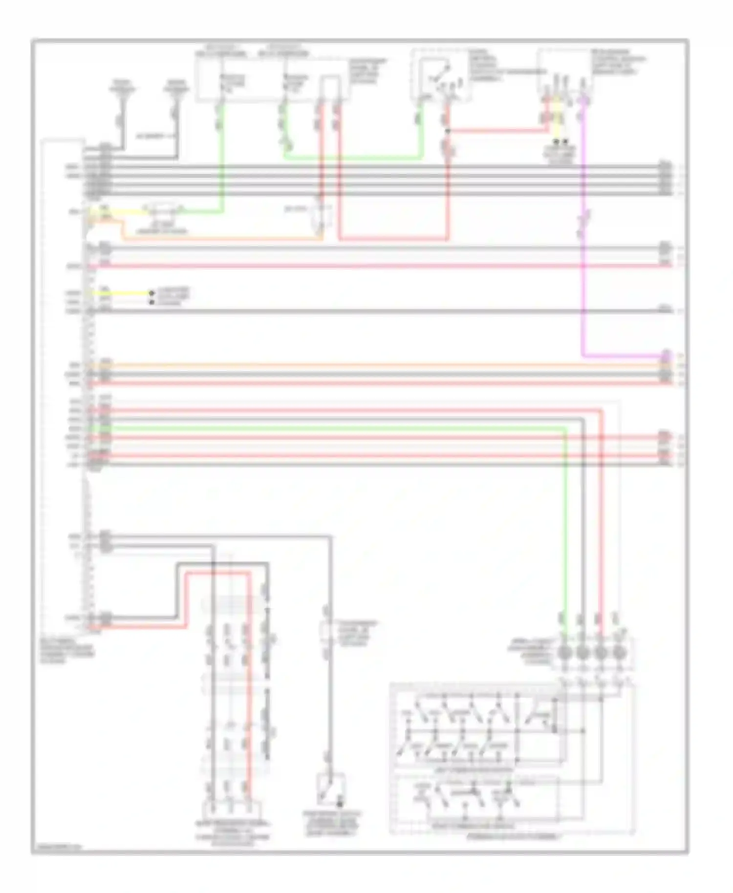 RAV4 Toyota IV (2012-2015): Radio circuit, except ev with separate amplifier (1 of 3)