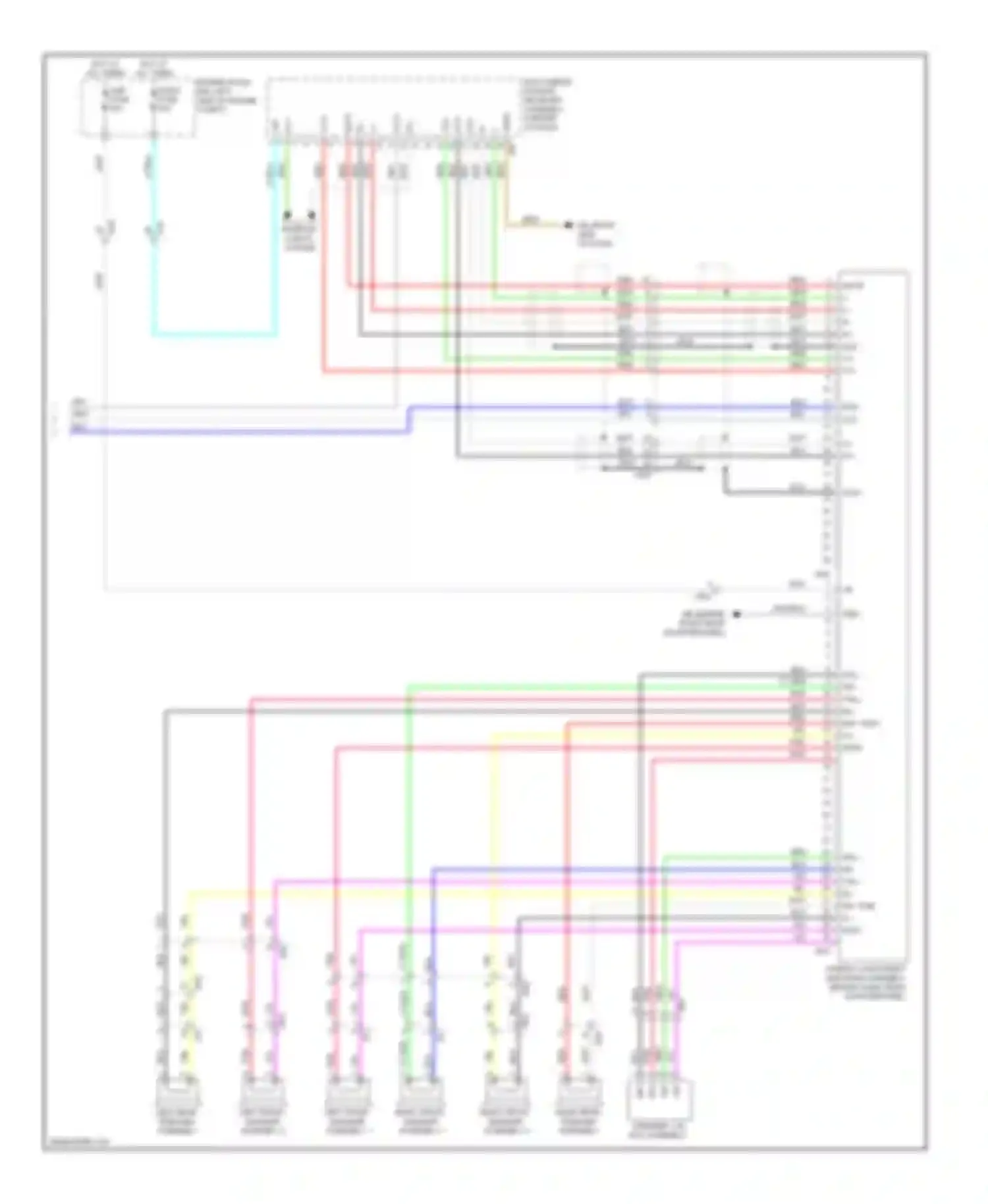 RAV4 Toyota IV (2012-2015): Radio circuit, except ev with separate amplifier (3 of 3)