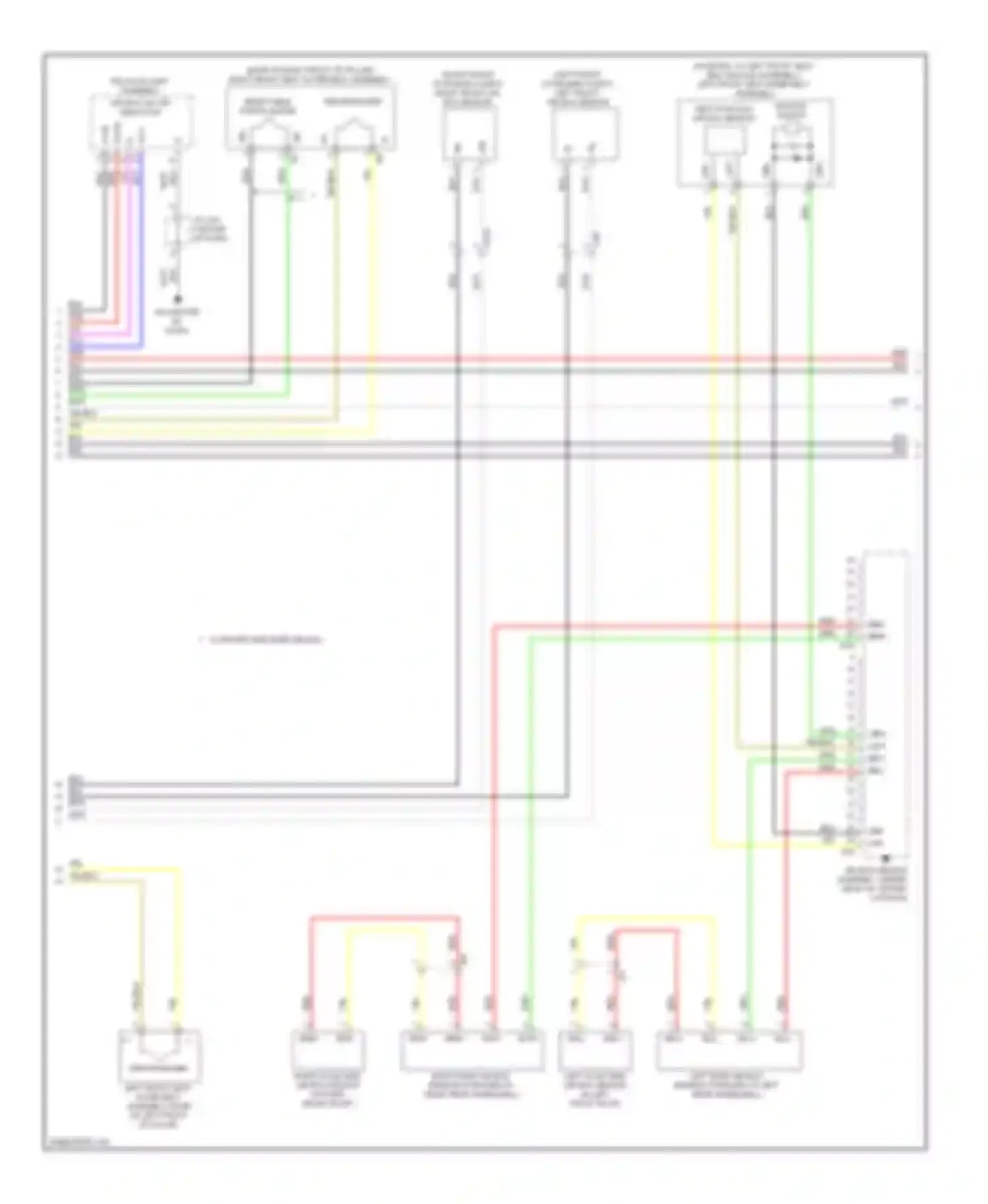 RAV4 Toyota IV (2012-2015): Supplemental restraints circuit, except ev (2 of 3)