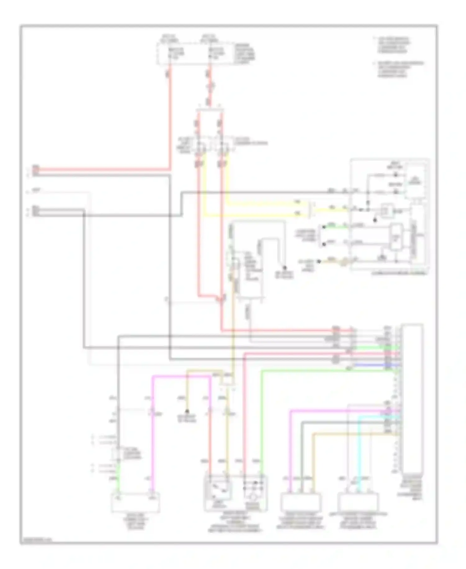 RAV4 Toyota IV (2012-2015): Supplemental restraints circuit, except ev (3 of 3)