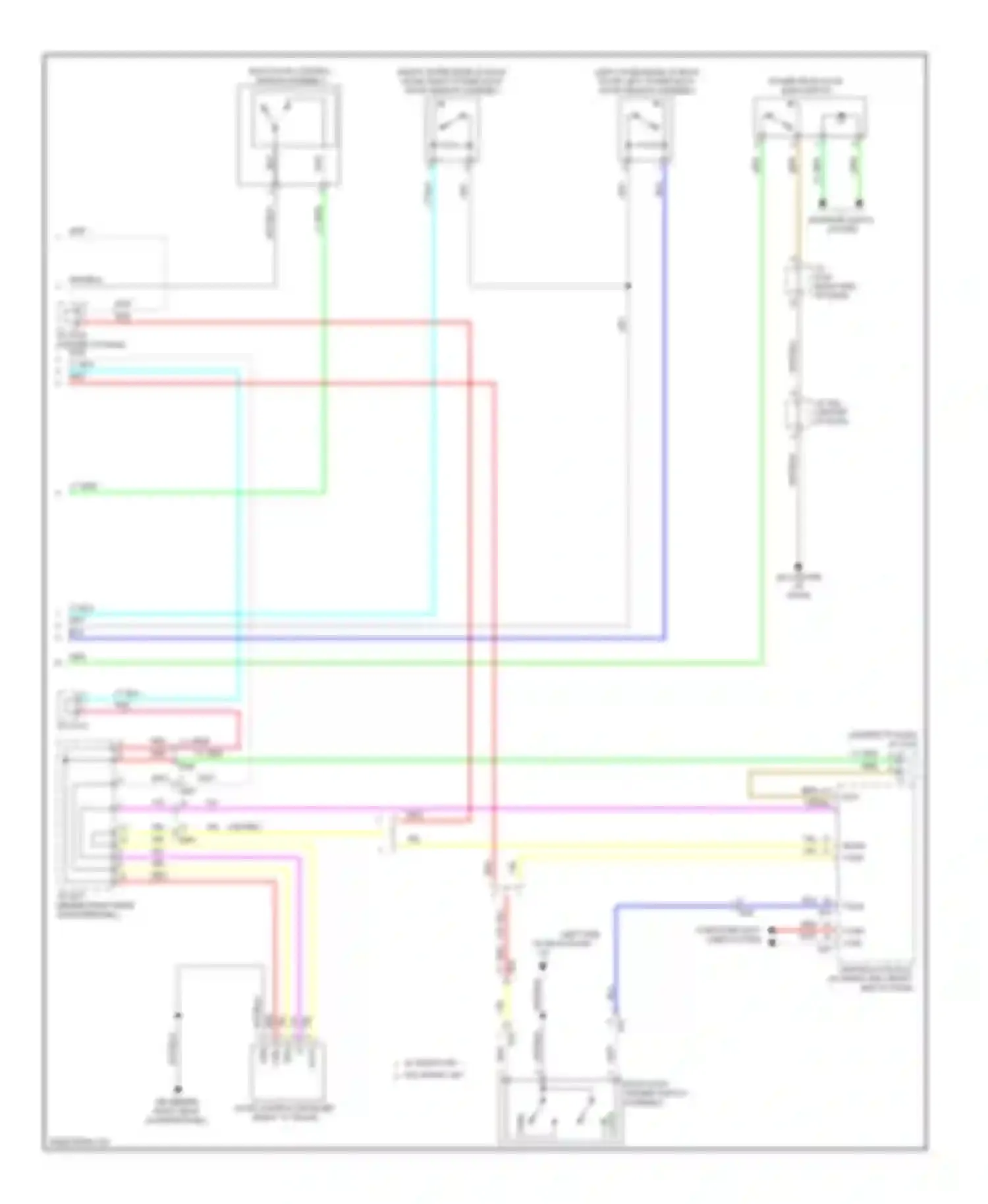 RAV4 Toyota IV (2012-2015): Back door opener circuit, with power back door (2 of 2)