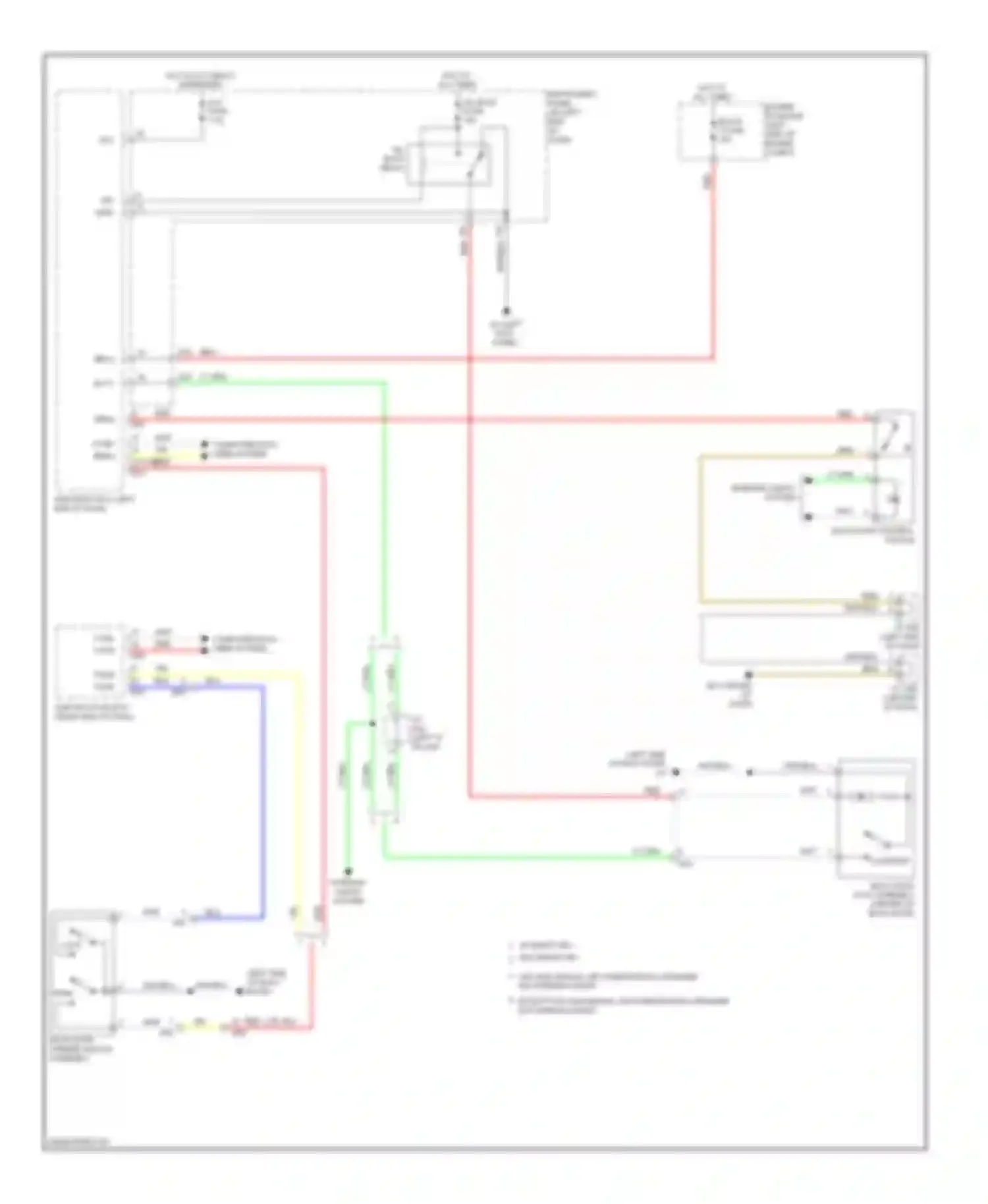 RAV4 Toyota IV (2012-2015): Back door opener circuit, without power back door
