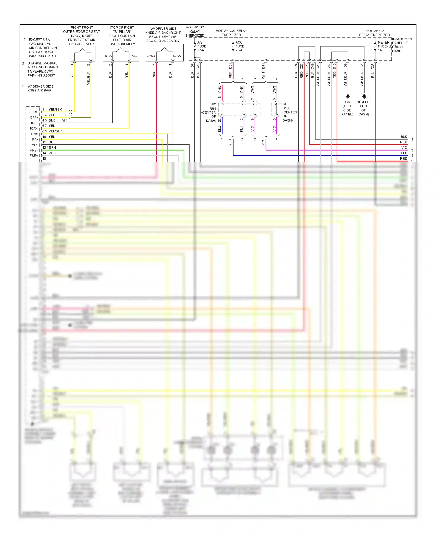 Toyota RAV4 IV (2012-2015) computer data lines system wiring diagram  (99 of 110)
