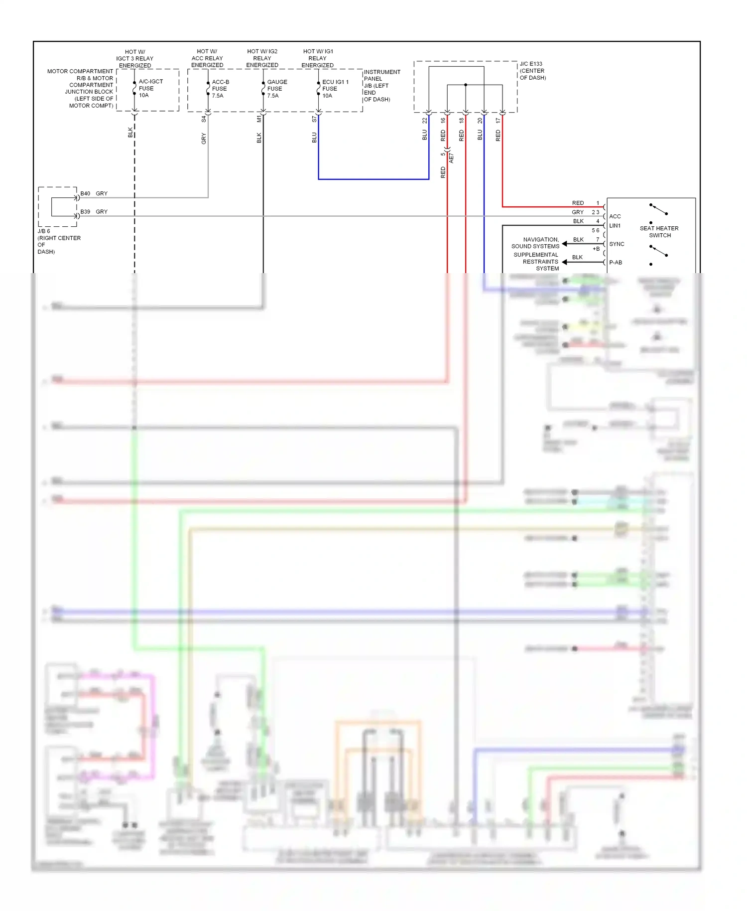 Toyota RAV4 IV (2012-2015) computer data lines system wiring diagram  (9 of 110)