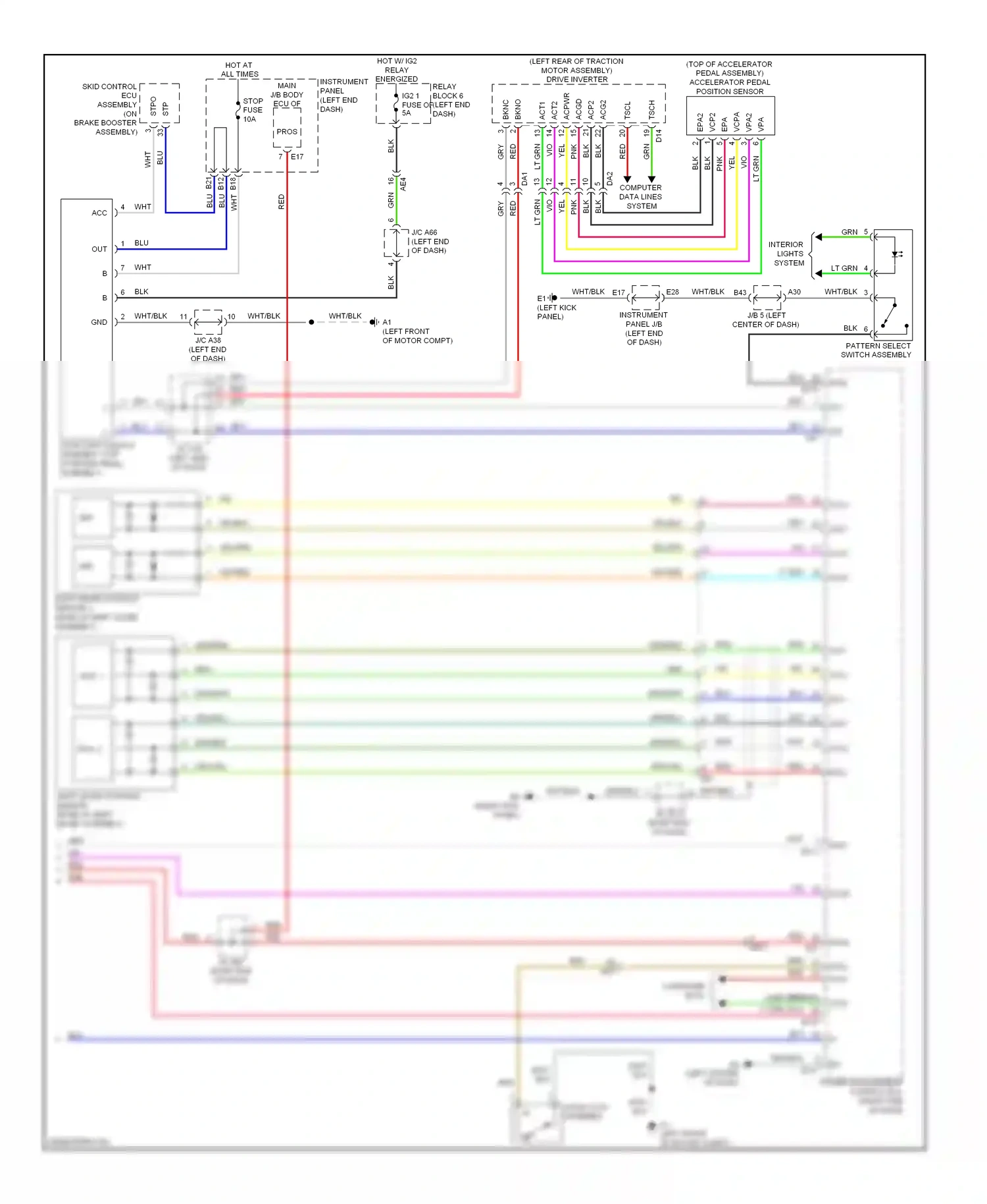 Toyota RAV4 IV (2012-2015) computer data lines system wiring diagram  (104 of 110)