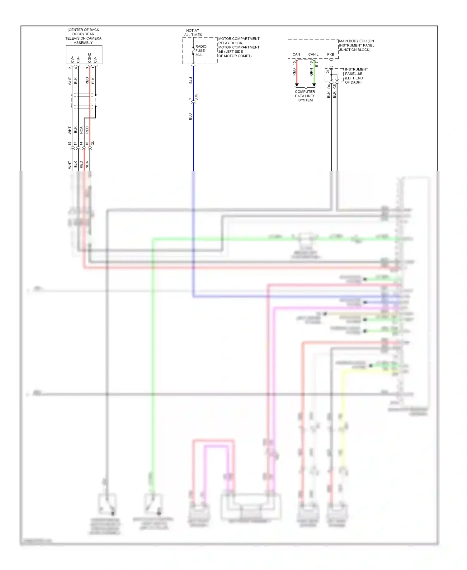 Toyota RAV4 IV (2012-2015) computer data lines system wiring diagram  (59 of 110)