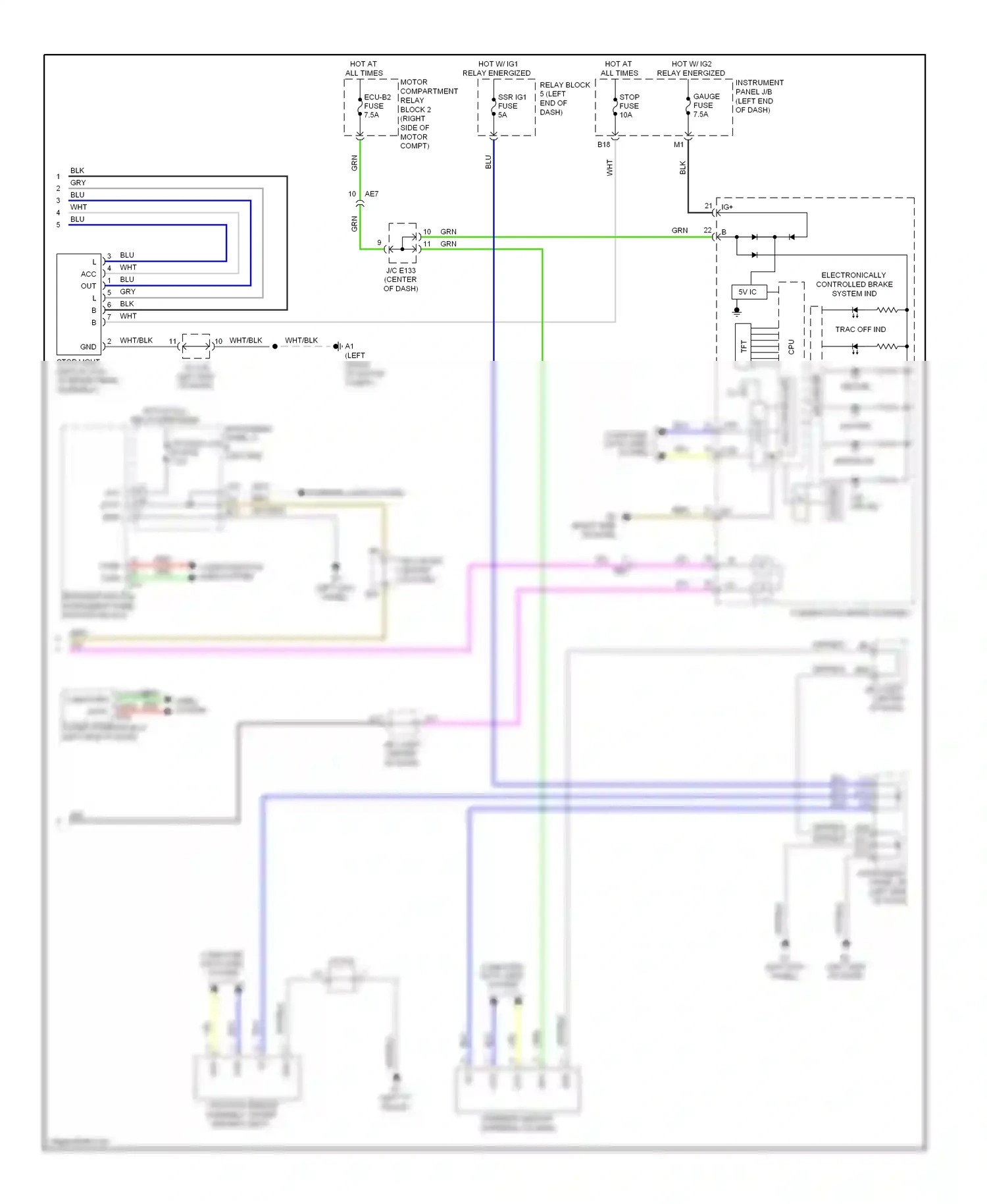 Toyota RAV4 IV (2012-2015) computer data lines system wiring diagram  (6 of 110)