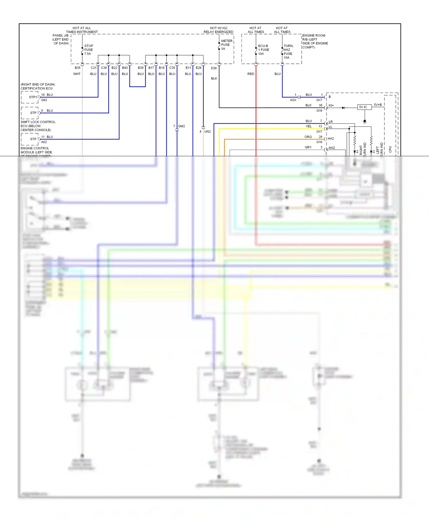 Toyota RAV4 IV (2012-2015) computer data lines system wiring diagram  (35 of 110)