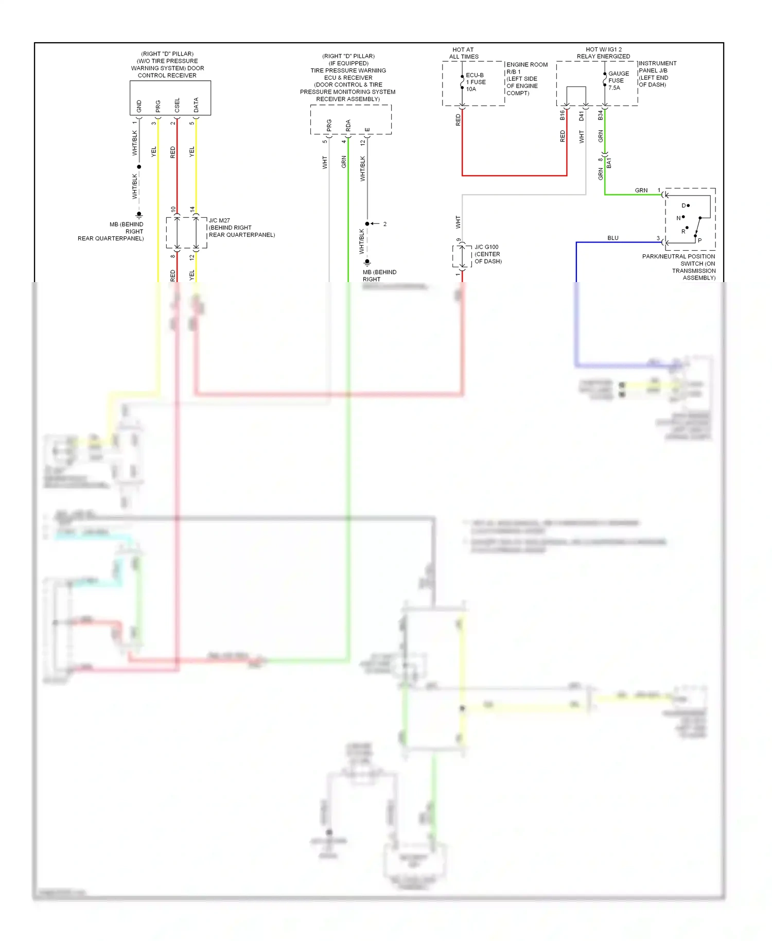 Toyota RAV4 IV (2012-2015) computer data lines system wiring diagram  (16 of 110)