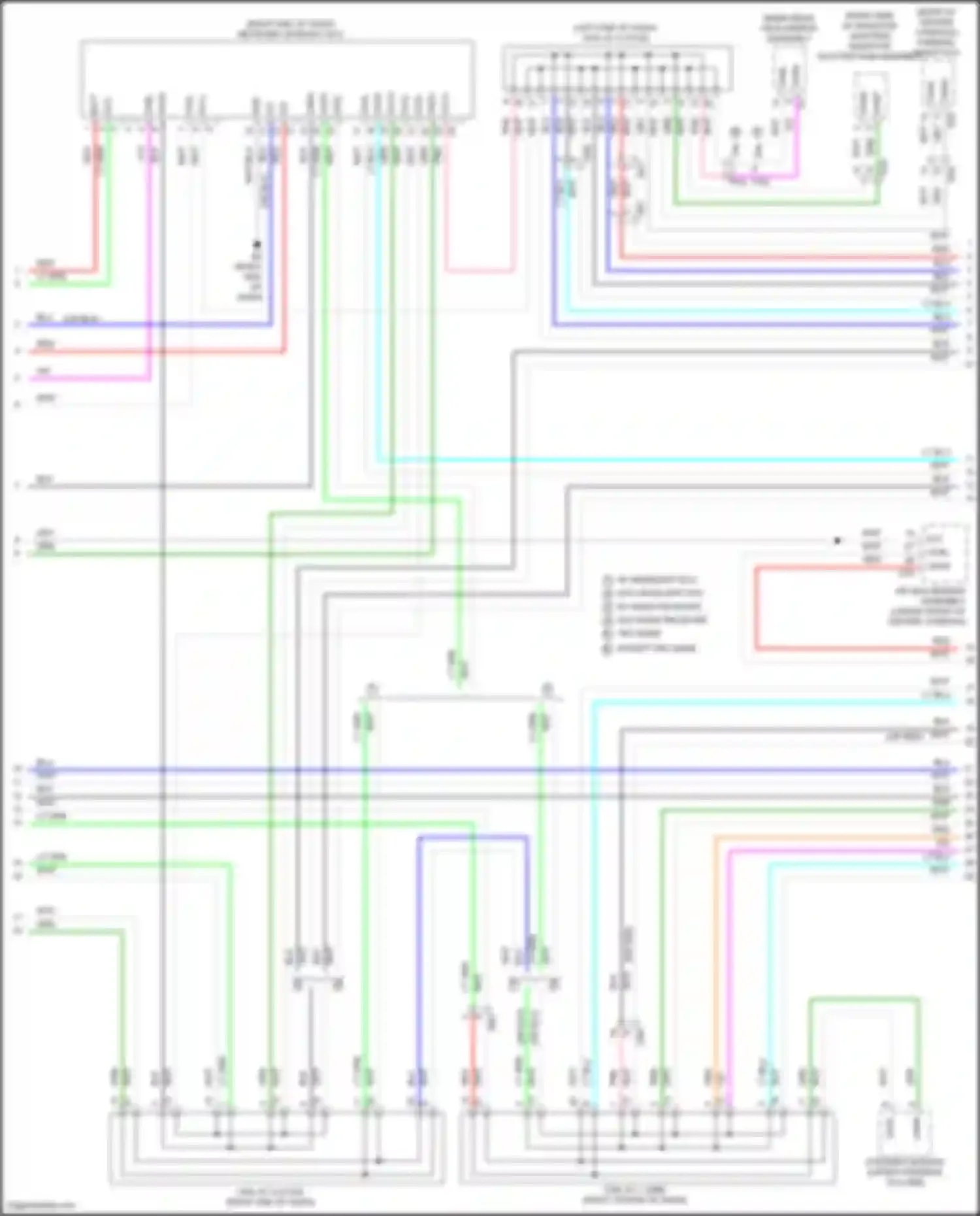 RAV4 Toyota V (2018-2024): Computer data lines circuit, except hybrid (2 of 4)