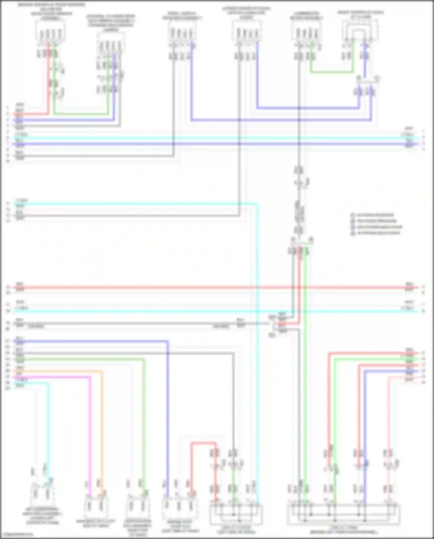 RAV4 Toyota V (2018-2024): Computer data lines circuit, except hybrid (3 of 4)