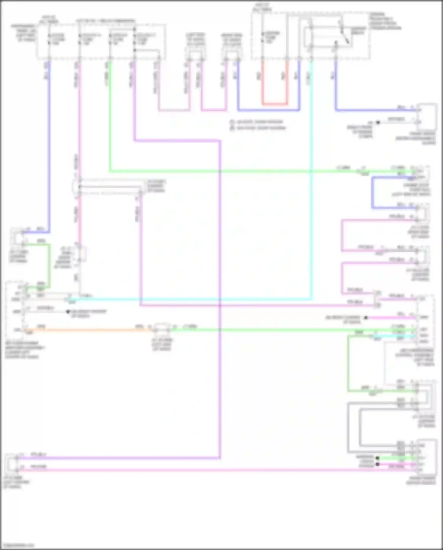 RAV4 Toyota V (2018-2024): Front deicer circuit