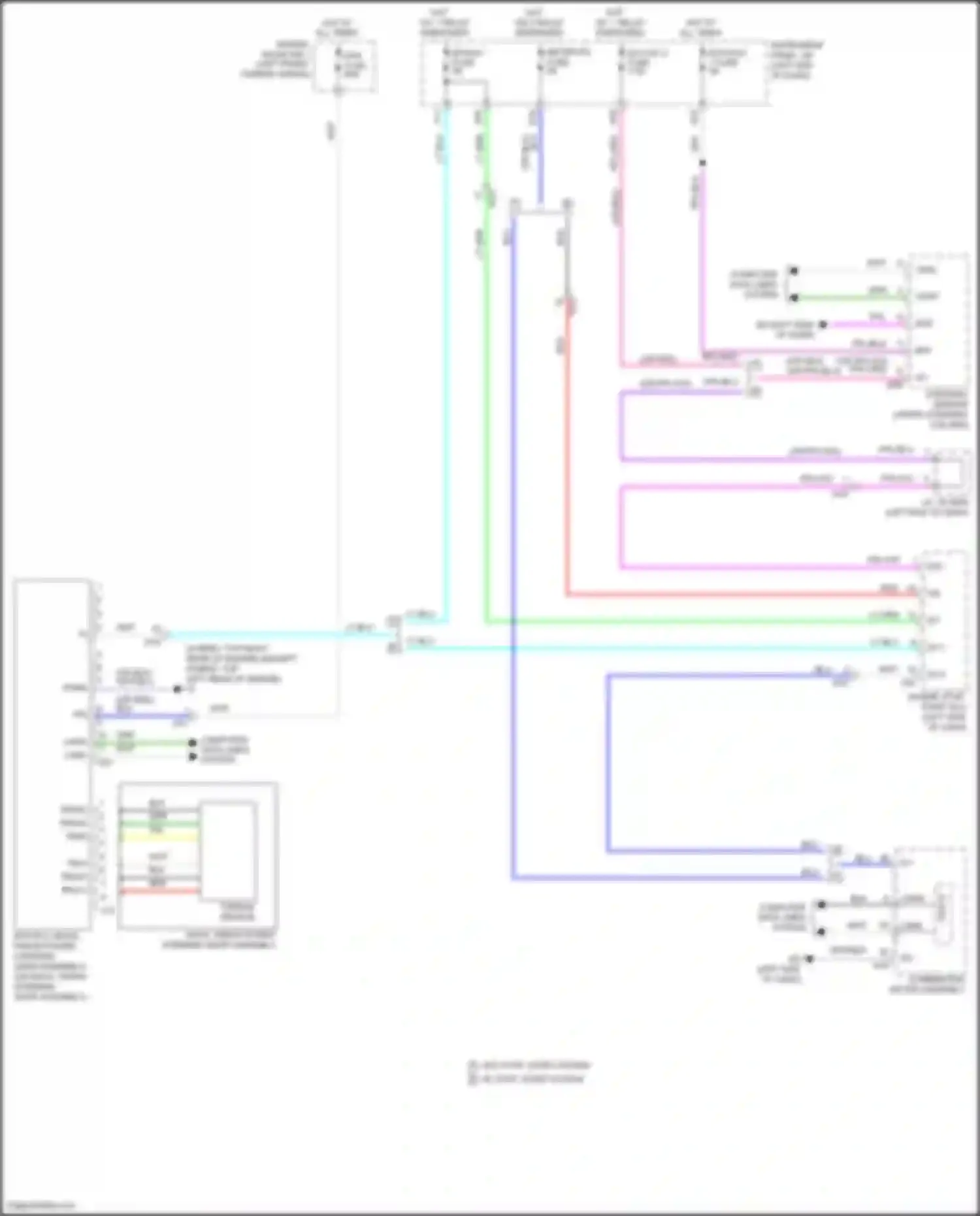 RAV4 Toyota V (2018-2024): Electronic power steering circuit
