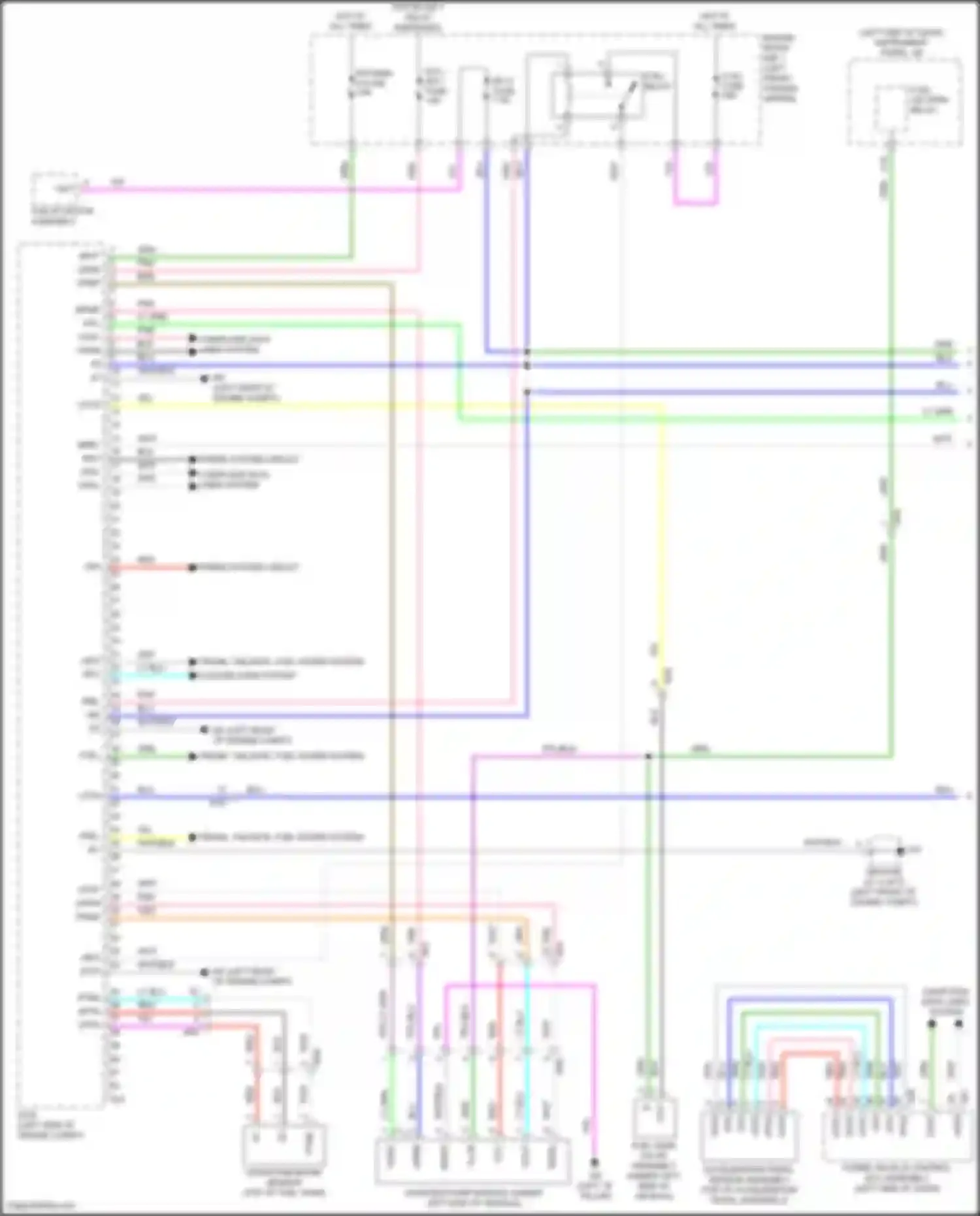RAV4 Toyota V (2018-2024): Wiring diagram engine performance 2.5l hybrid, engine controls circuit (1 of 7)