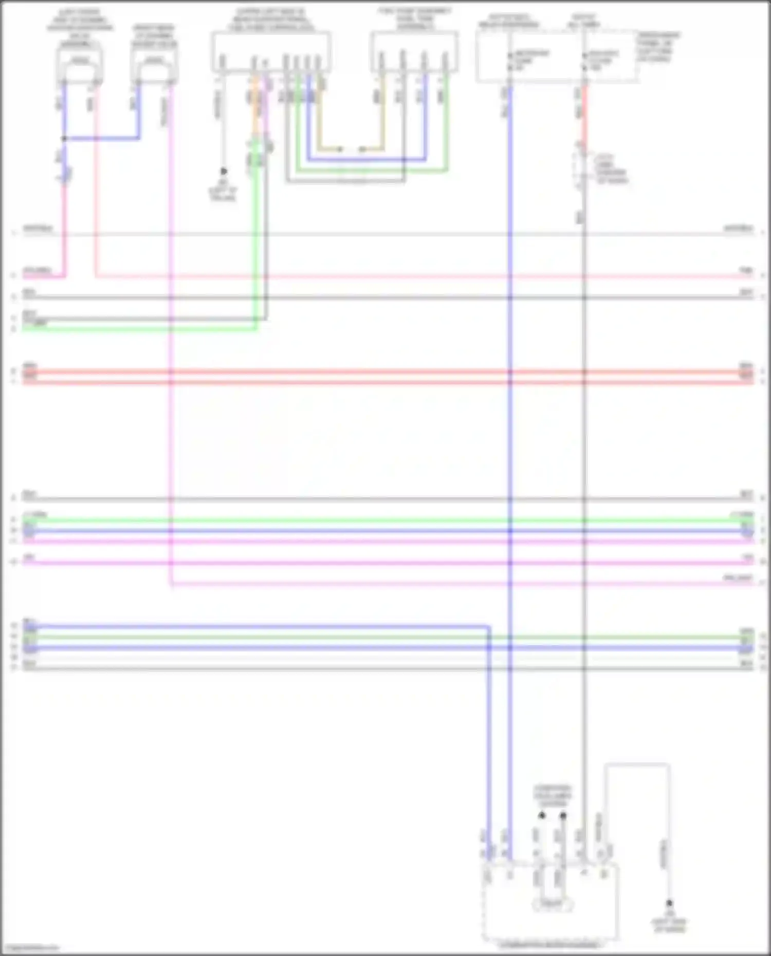 RAV4 Toyota V (2018-2024): Wiring diagram engine performance 2.5l hybrid, engine controls circuit (3 of 7)