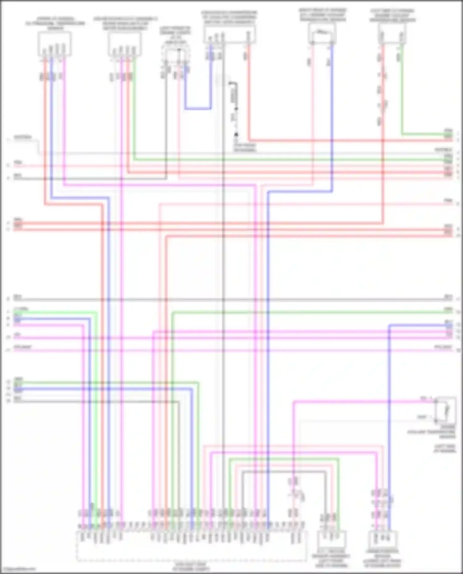 RAV4 Toyota V (2018-2024): Wiring diagram engine performance 2.5l hybrid, engine controls circuit (4 of 7)
