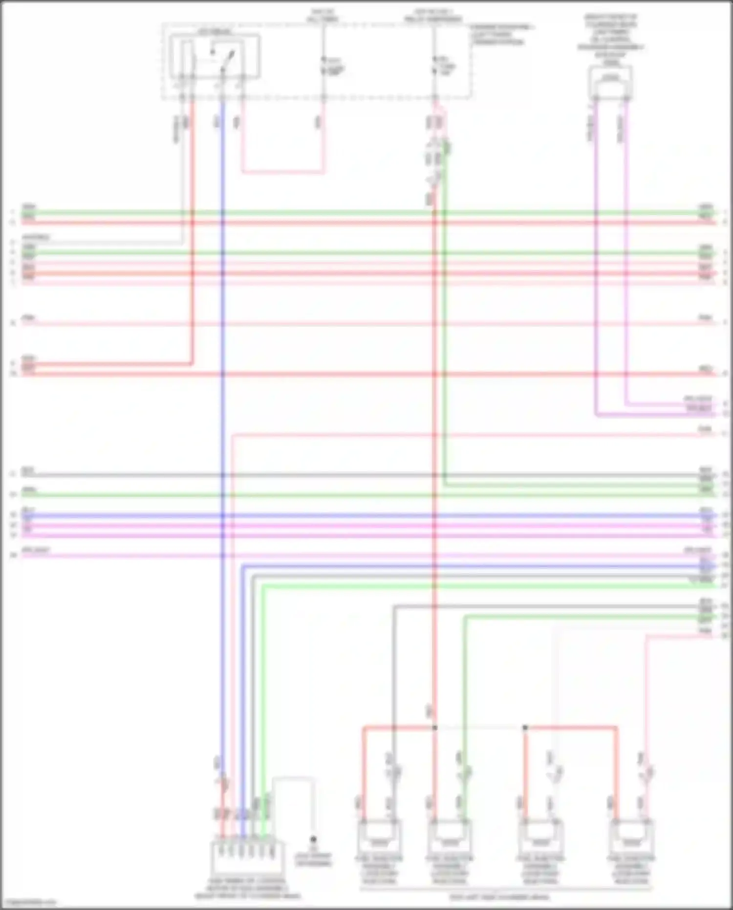 RAV4 Toyota V (2018-2024): Wiring diagram engine performance 2.5l hybrid, engine controls circuit (5 of 7)