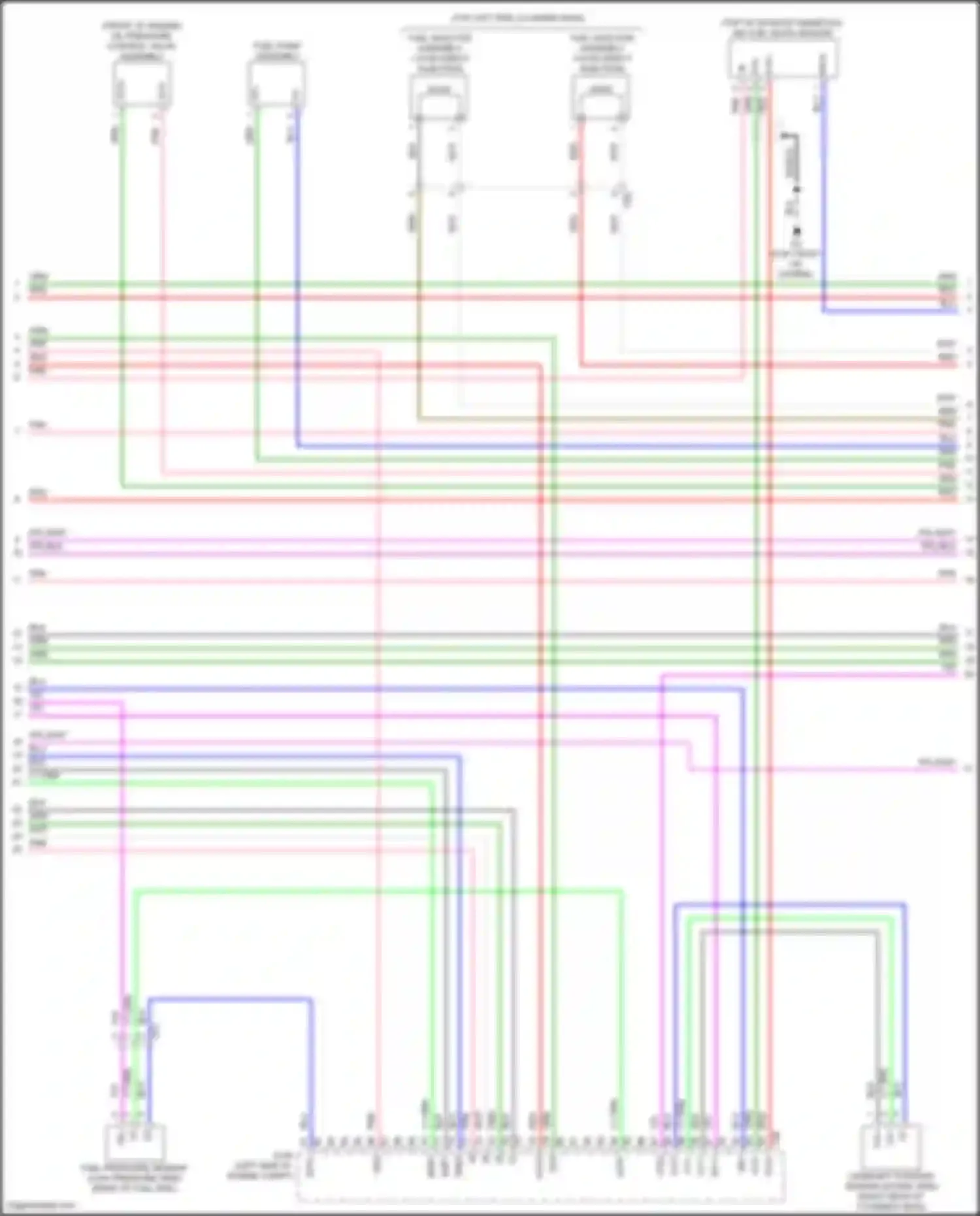 RAV4 Toyota V (2018-2024): Wiring diagram engine performance 2.5l hybrid, engine controls circuit (6 of 7)