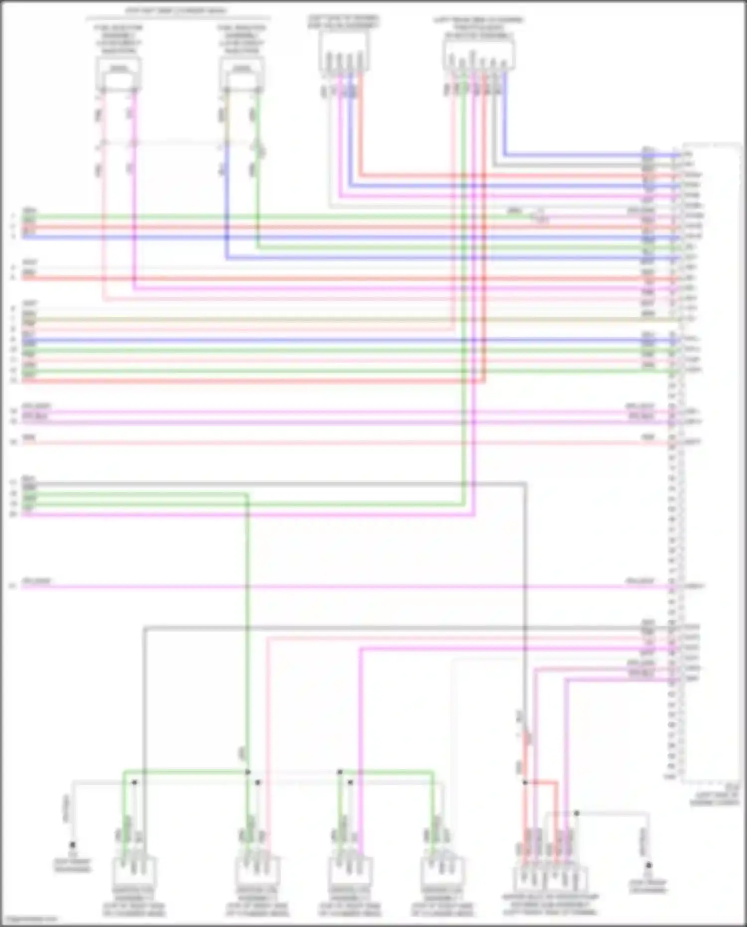 RAV4 Toyota V (2018-2024): Wiring diagram engine performance 2.5l hybrid, engine controls circuit (7 of 7)