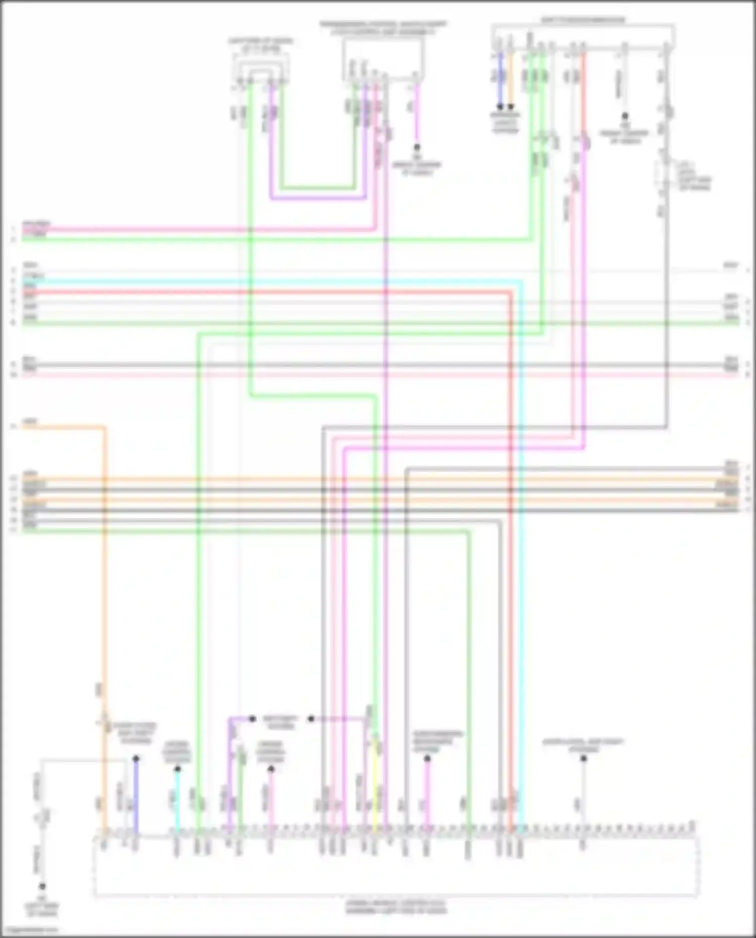 RAV4 Toyota V (2018-2024): Wiring diagram engine performance 2.5l hybrid, hybrid system circuit, lithium-ion battery (5 of 7)