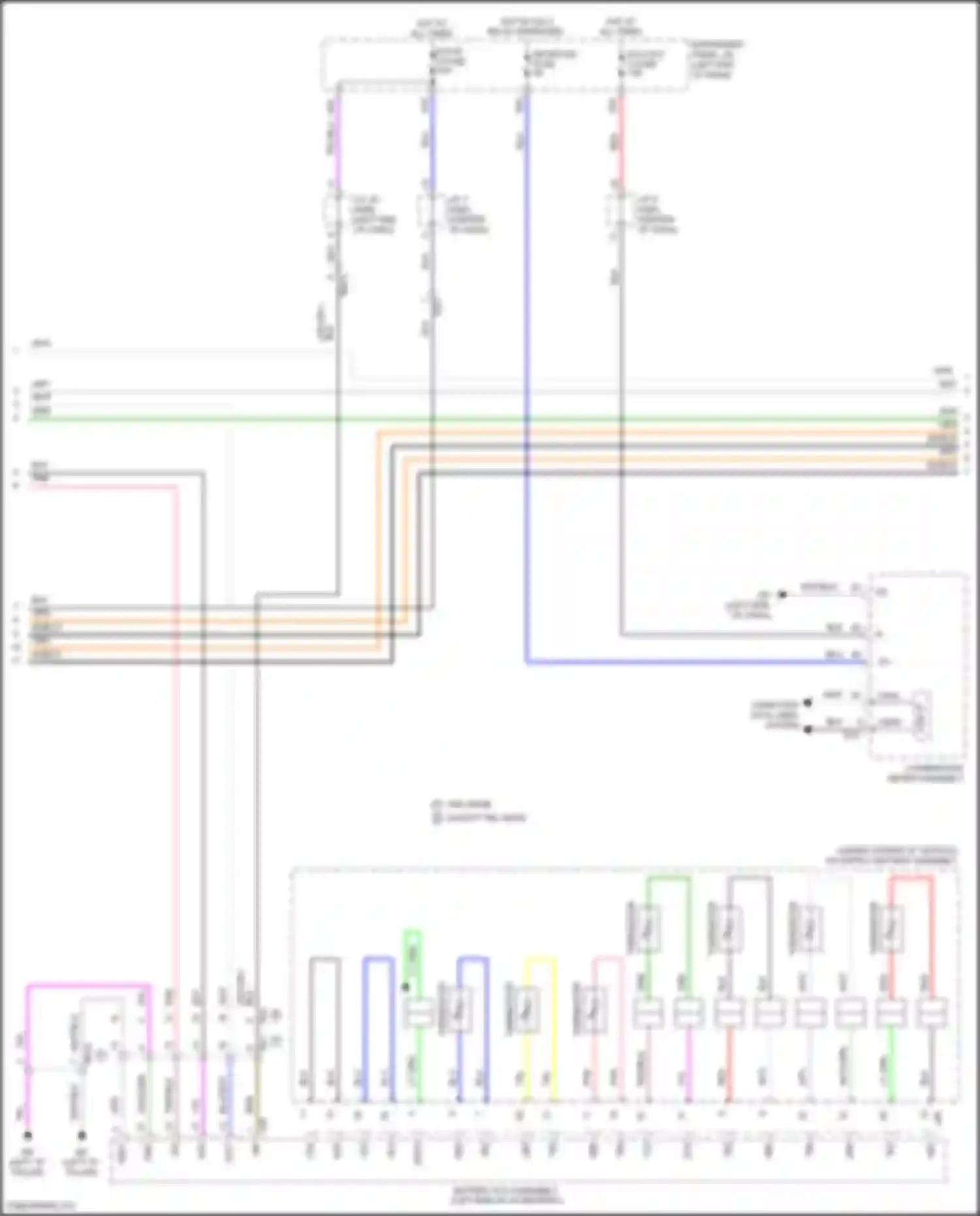 RAV4 Toyota V (2018-2024): Wiring diagram engine performance 2.5l hybrid, hybrid system circuit, lithium-ion battery (6 of 7)
