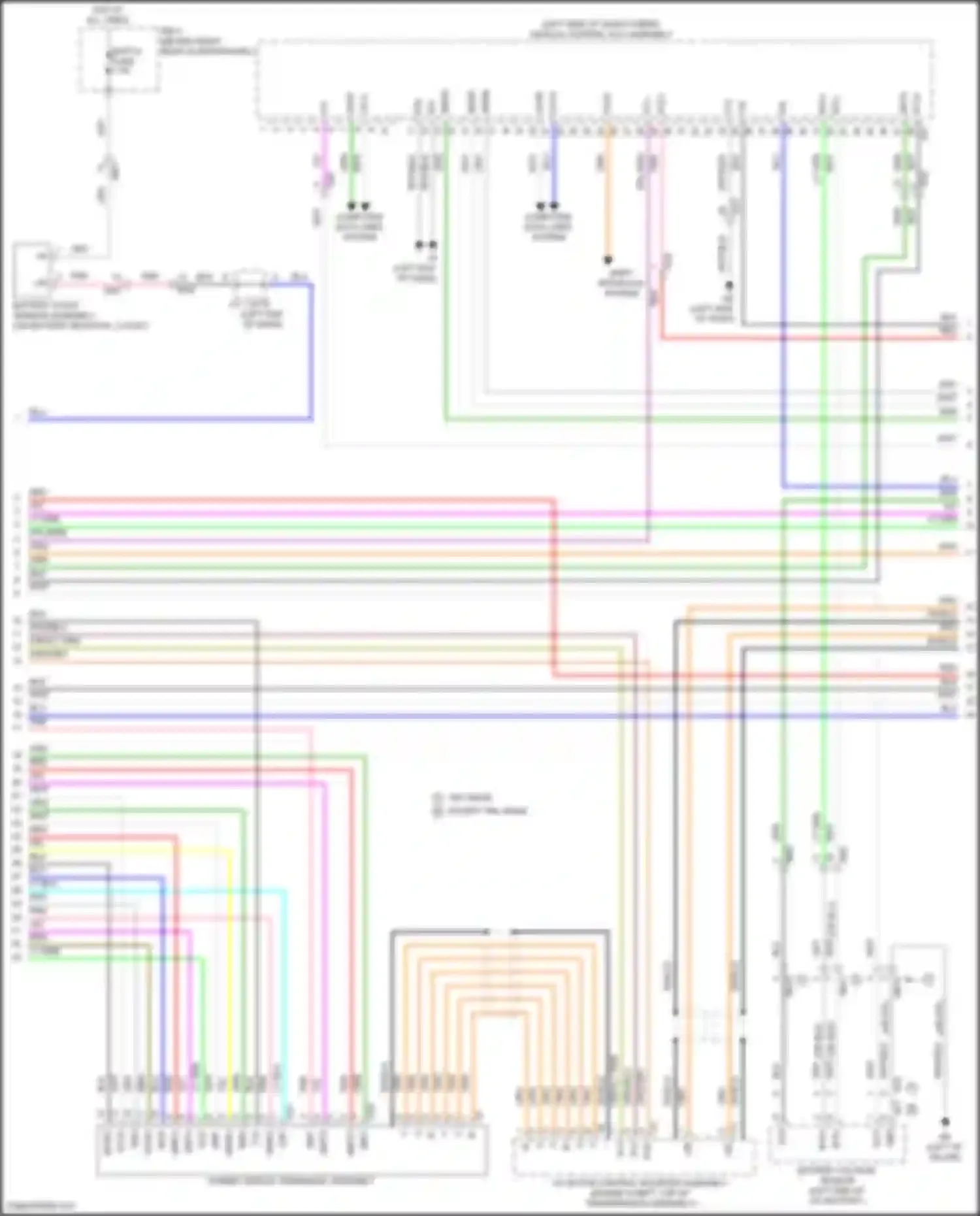 RAV4 Toyota V (2018-2024): Wiring diagram engine performance 2.5l hybrid, hybrid system circuit, nickel metal hydride battery (3 of 7)