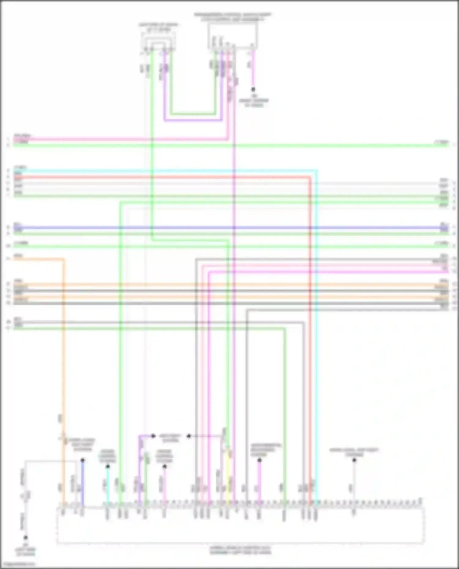 RAV4 Toyota V (2018-2024): Wiring diagram engine performance 2.5l hybrid, hybrid system circuit, nickel metal hydride battery (5 of 7)