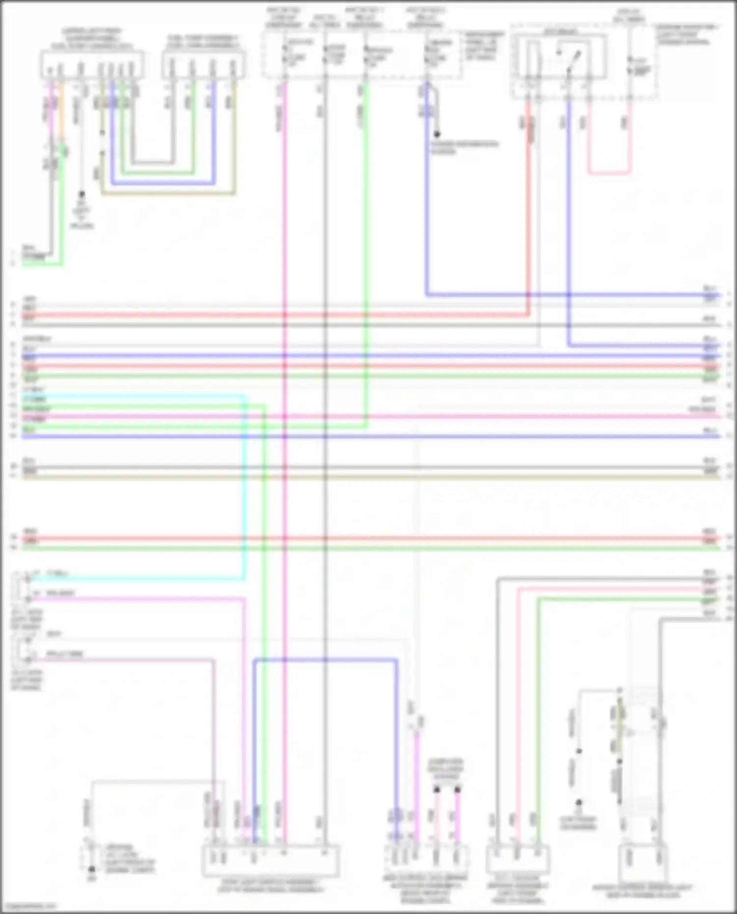 RAV4 Toyota V (2018-2024): Wiring diagram engine performance 2.5l (3 of 9)