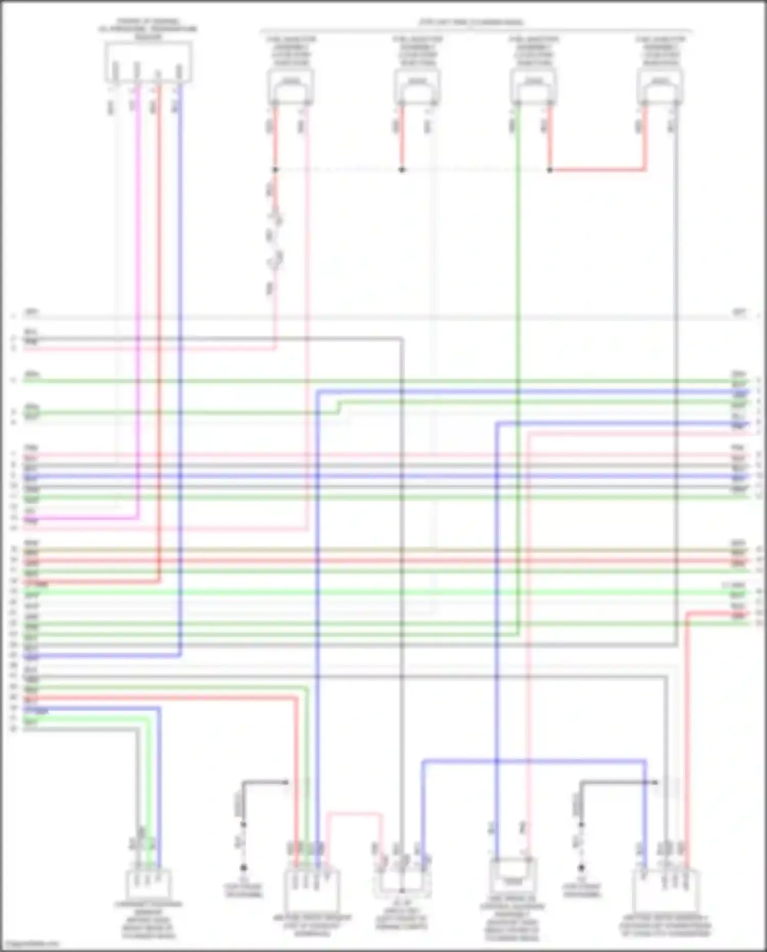 RAV4 Toyota V (2018-2024): Wiring diagram engine performance 2.5l (6 of 9)