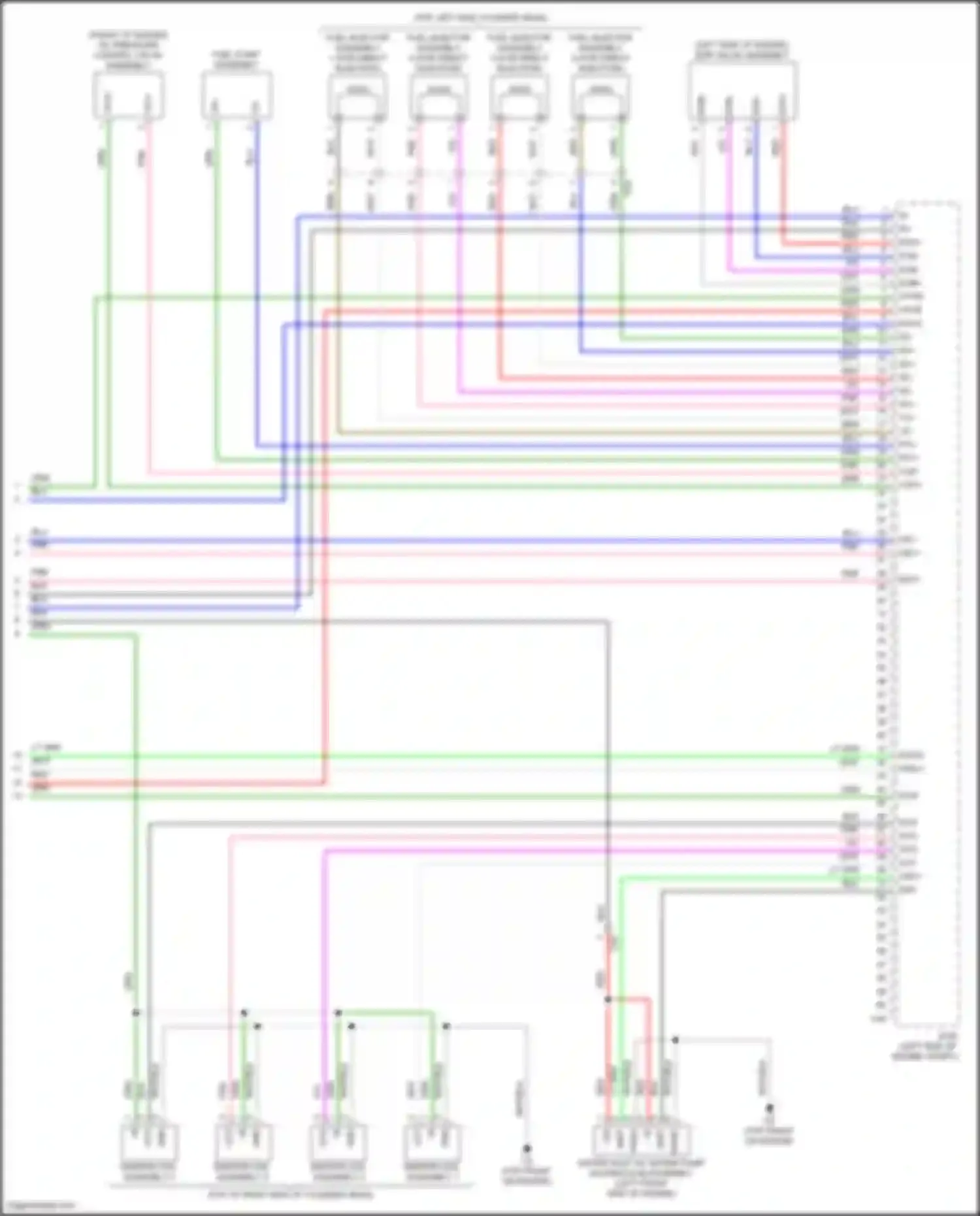 RAV4 Toyota V (2018-2024): Wiring diagram engine performance 2.5l (9 of 9)