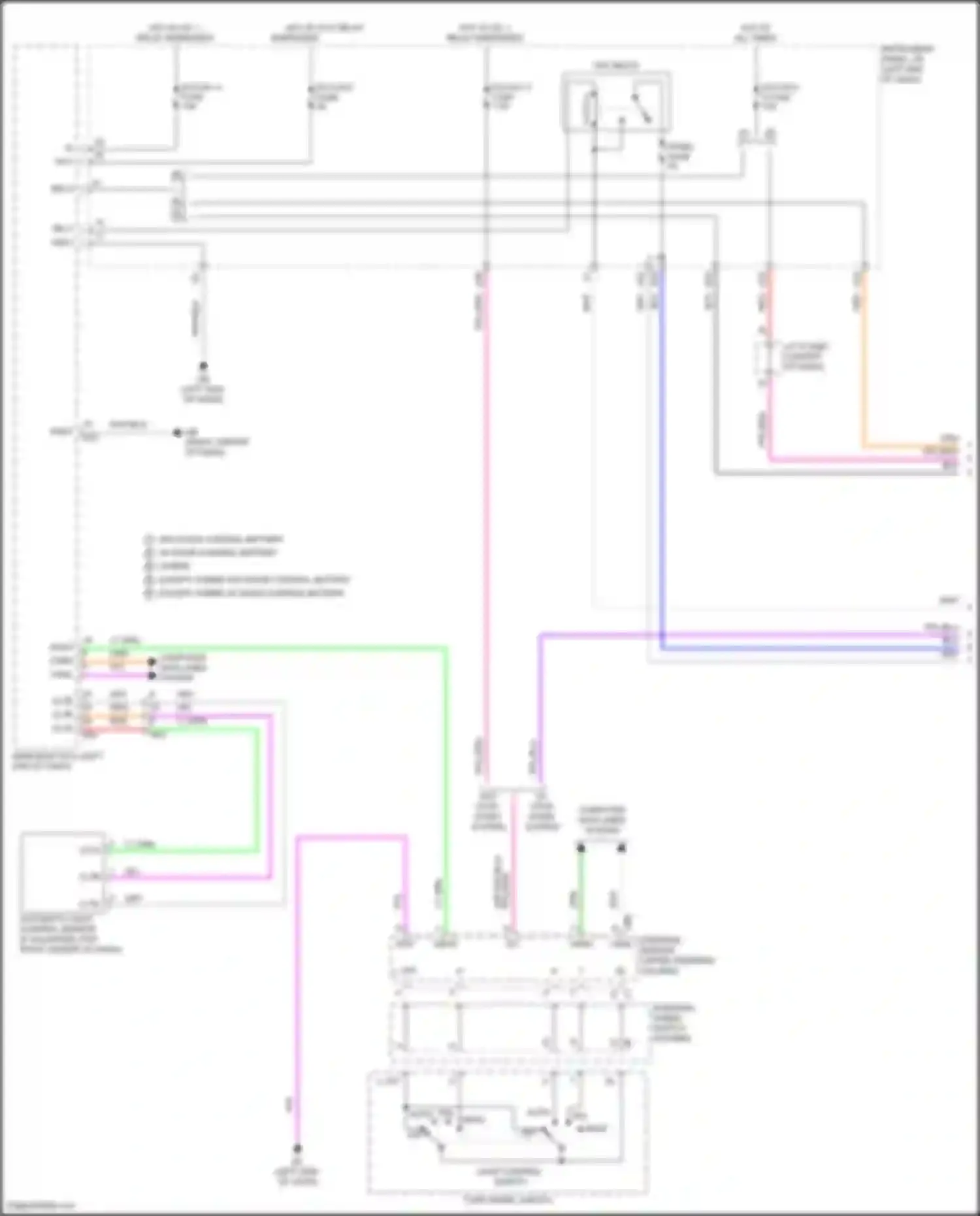 RAV4 Toyota V (2018-2024): Instrument illumination circuit (1 of 4)