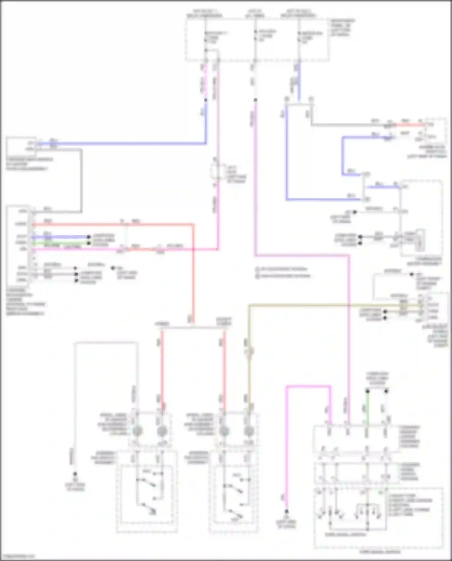 RAV4 Toyota V (2018-2024): Lane departure warning circuit