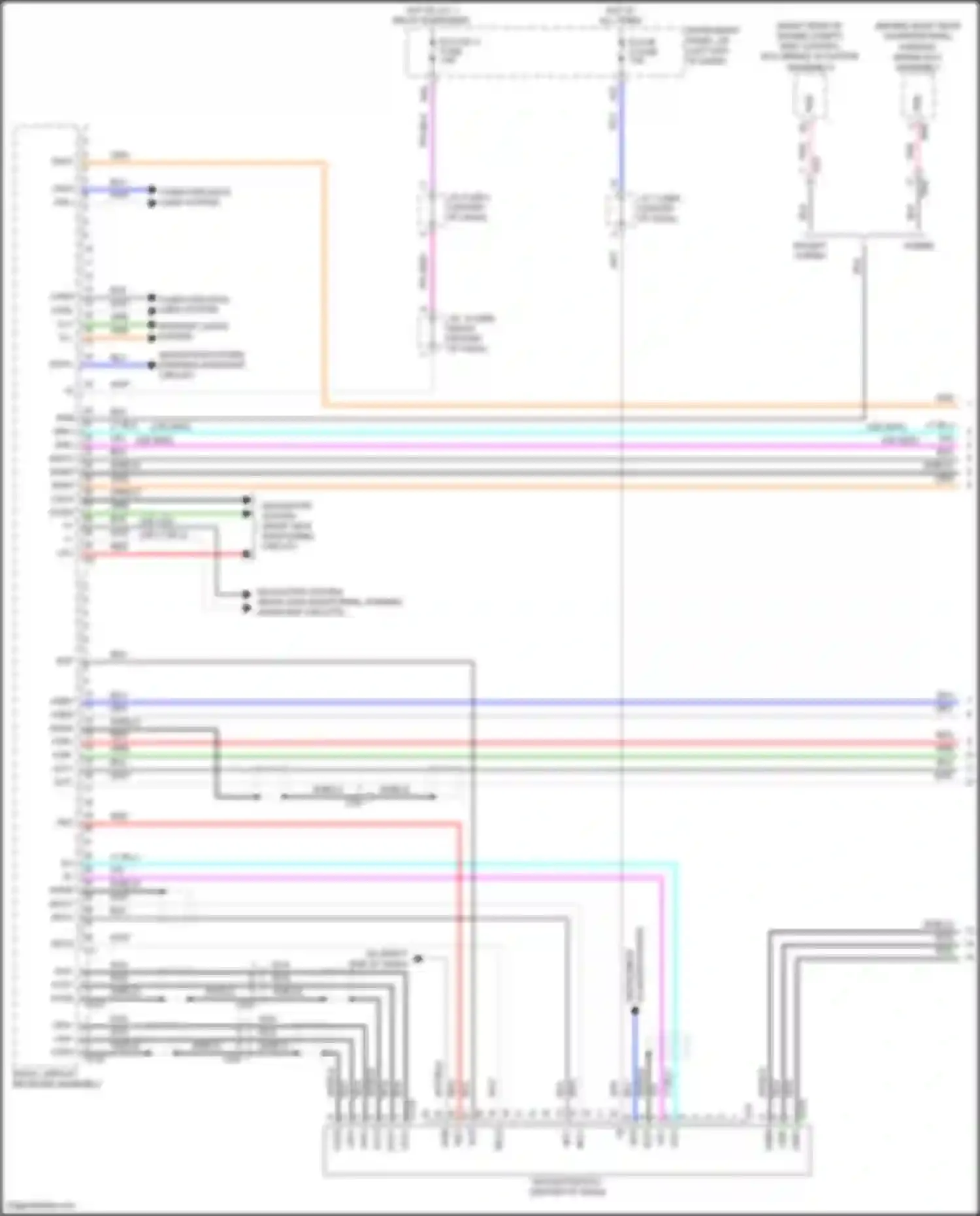RAV4 Toyota V (2018-2024): Navigation circuit, w/ built-in amplifier (1 of 4)