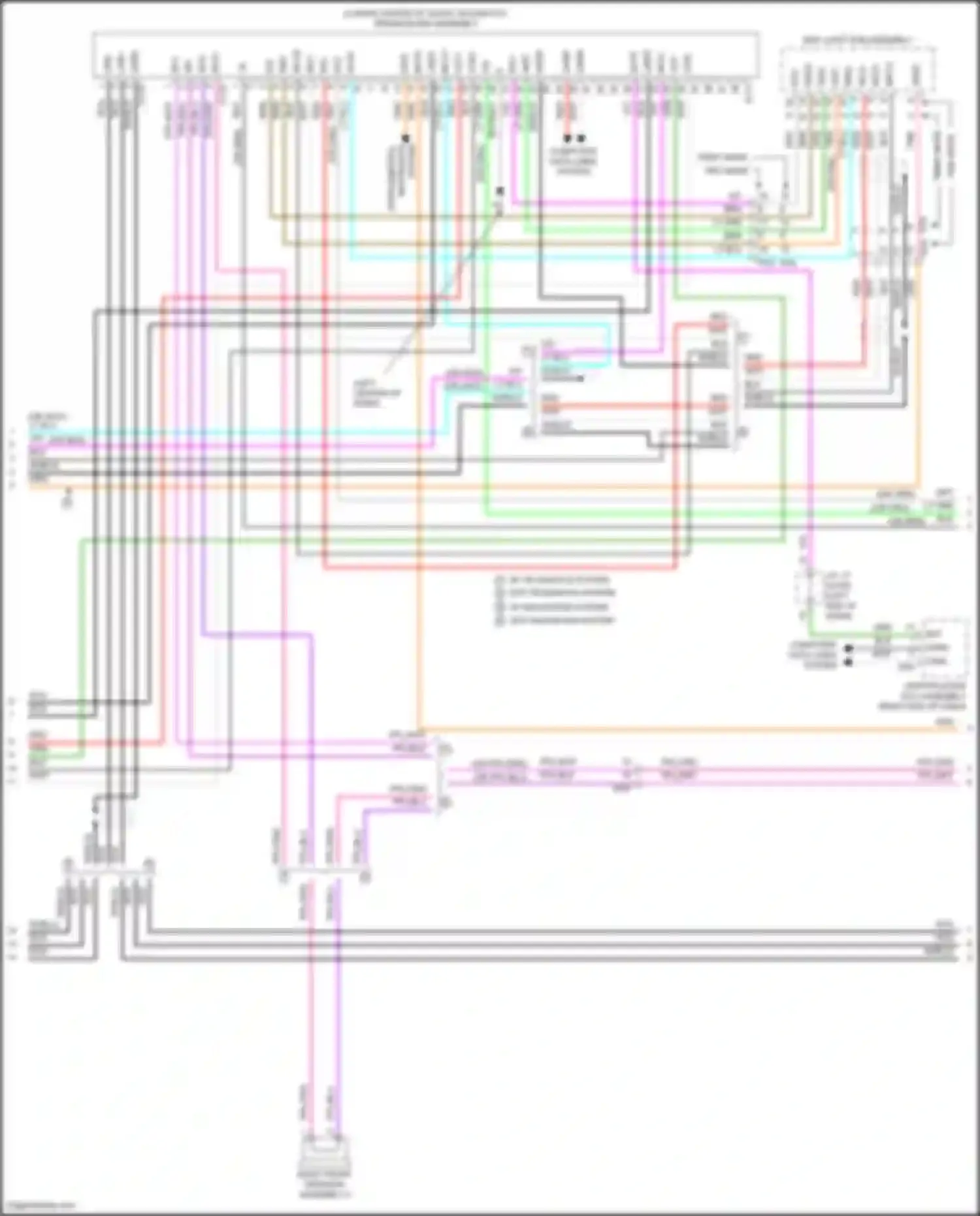 RAV4 Toyota V (2018-2024): Navigation circuit, w/ separate amplifier (2 of 5)