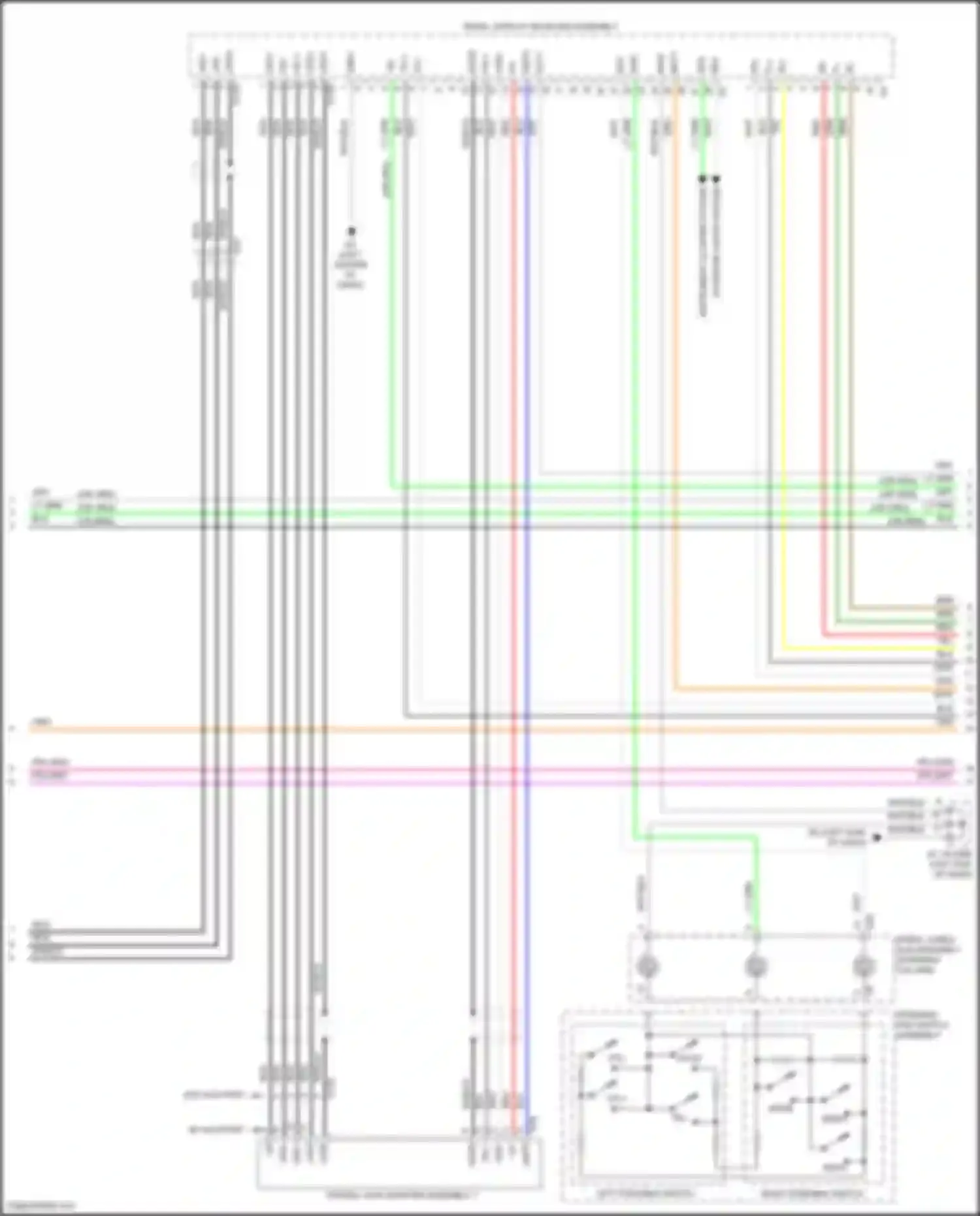 RAV4 Toyota V (2018-2024): Navigation circuit, w/ separate amplifier (3 of 5)