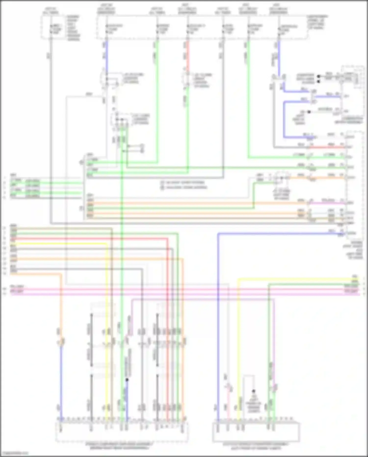 RAV4 Toyota V (2018-2024): Navigation circuit, w/ separate amplifier (4 of 5)